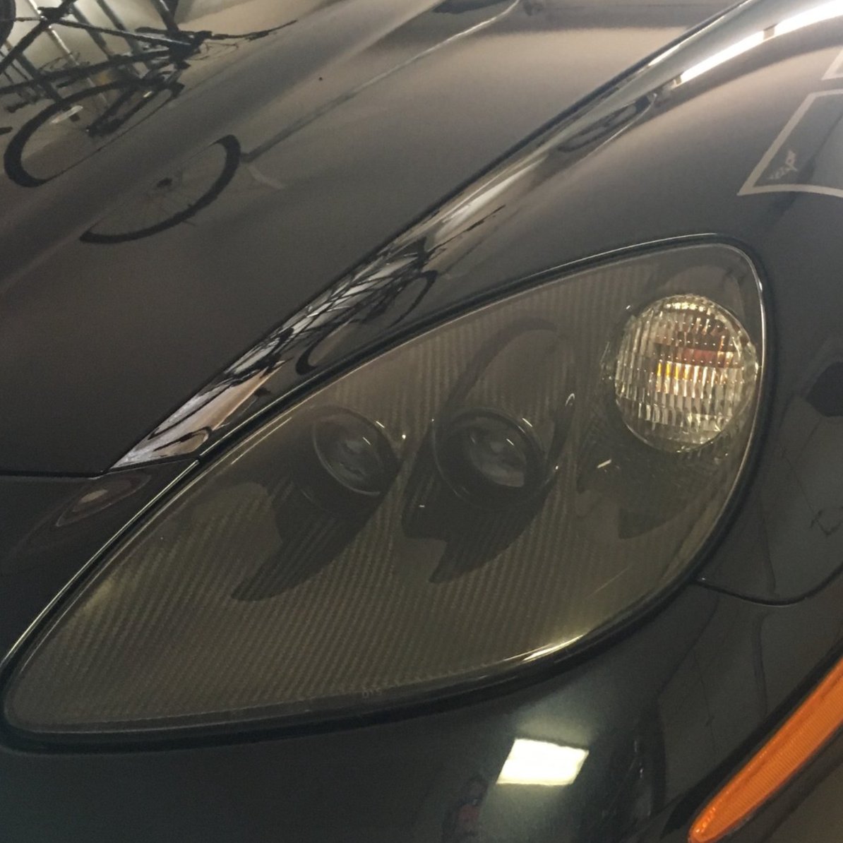 2005-2013 Corvette Carbon Fiber Headlight Bezel photo 2