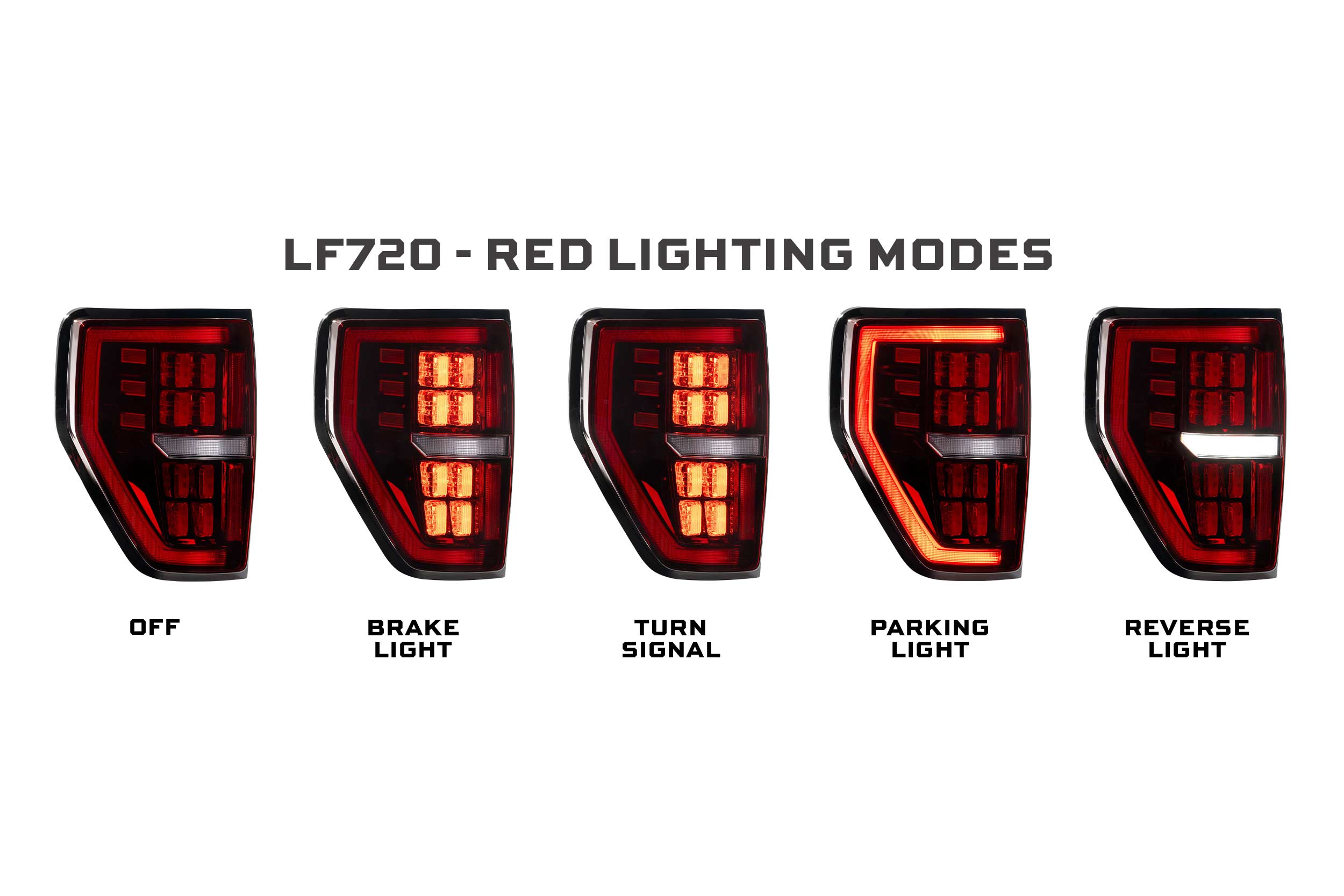 09-14 Ford F-150 XB LED Tail Lights (Red) photo 3