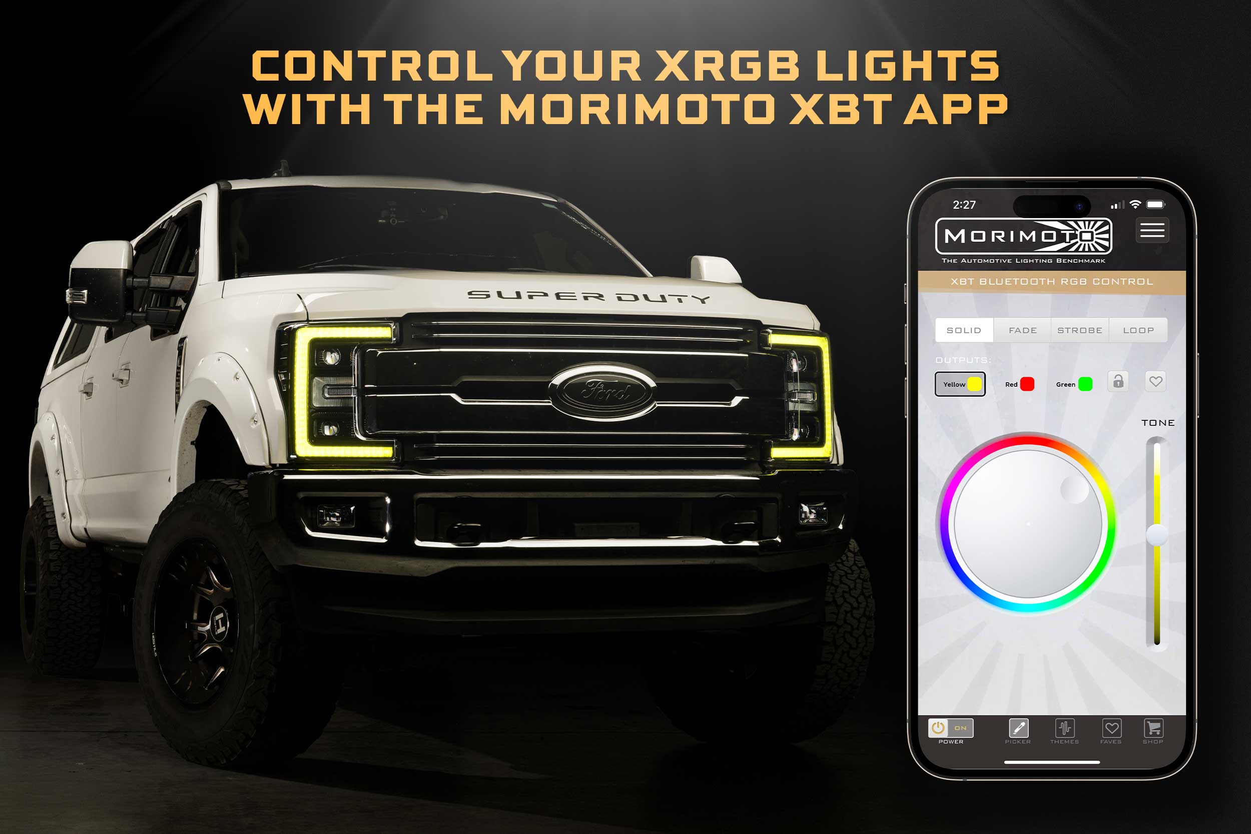 17-19 Ford Super Duty XRGB LED Headlights photo 3