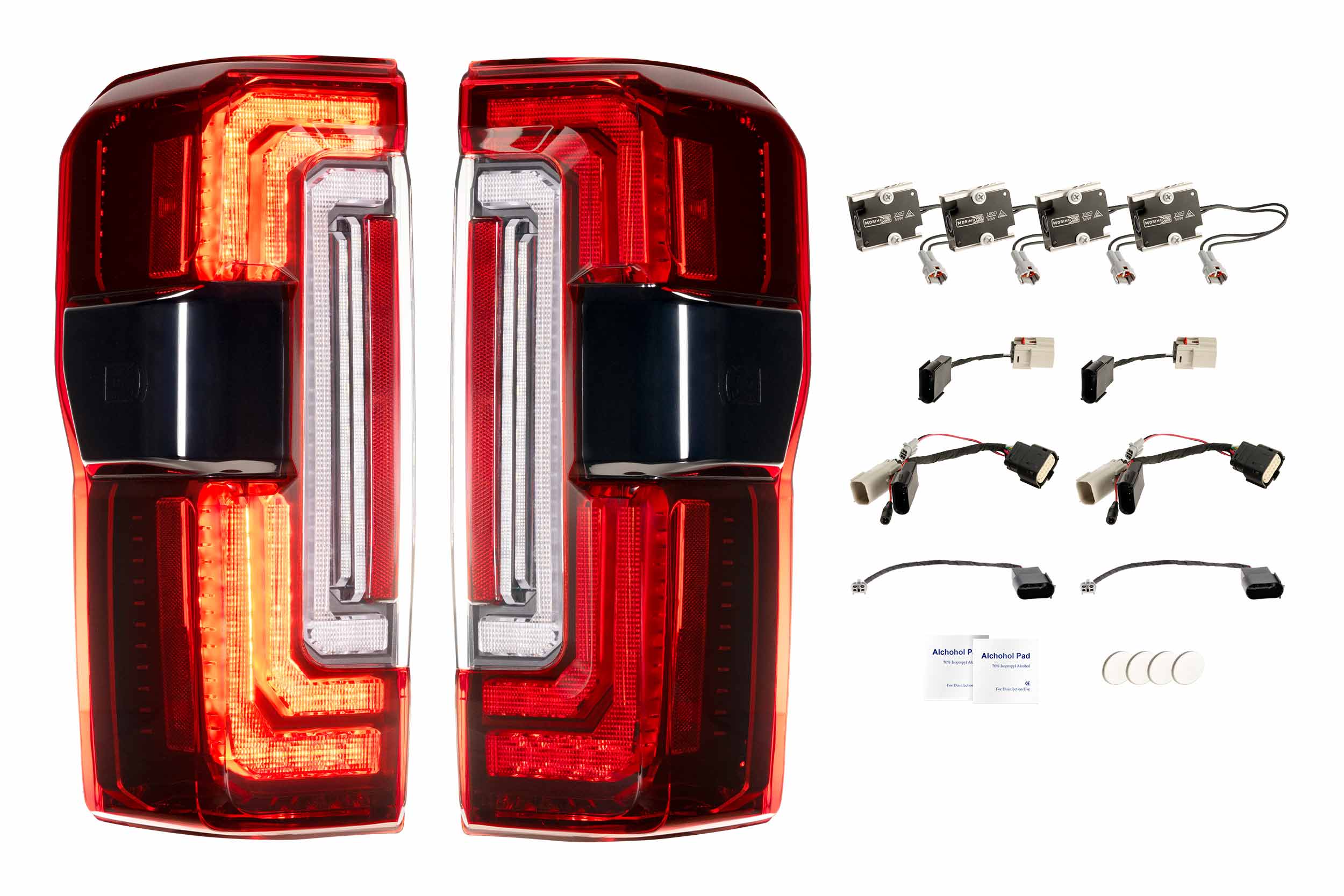 23-27 Super Duty XB LED Tail Lights (Red)