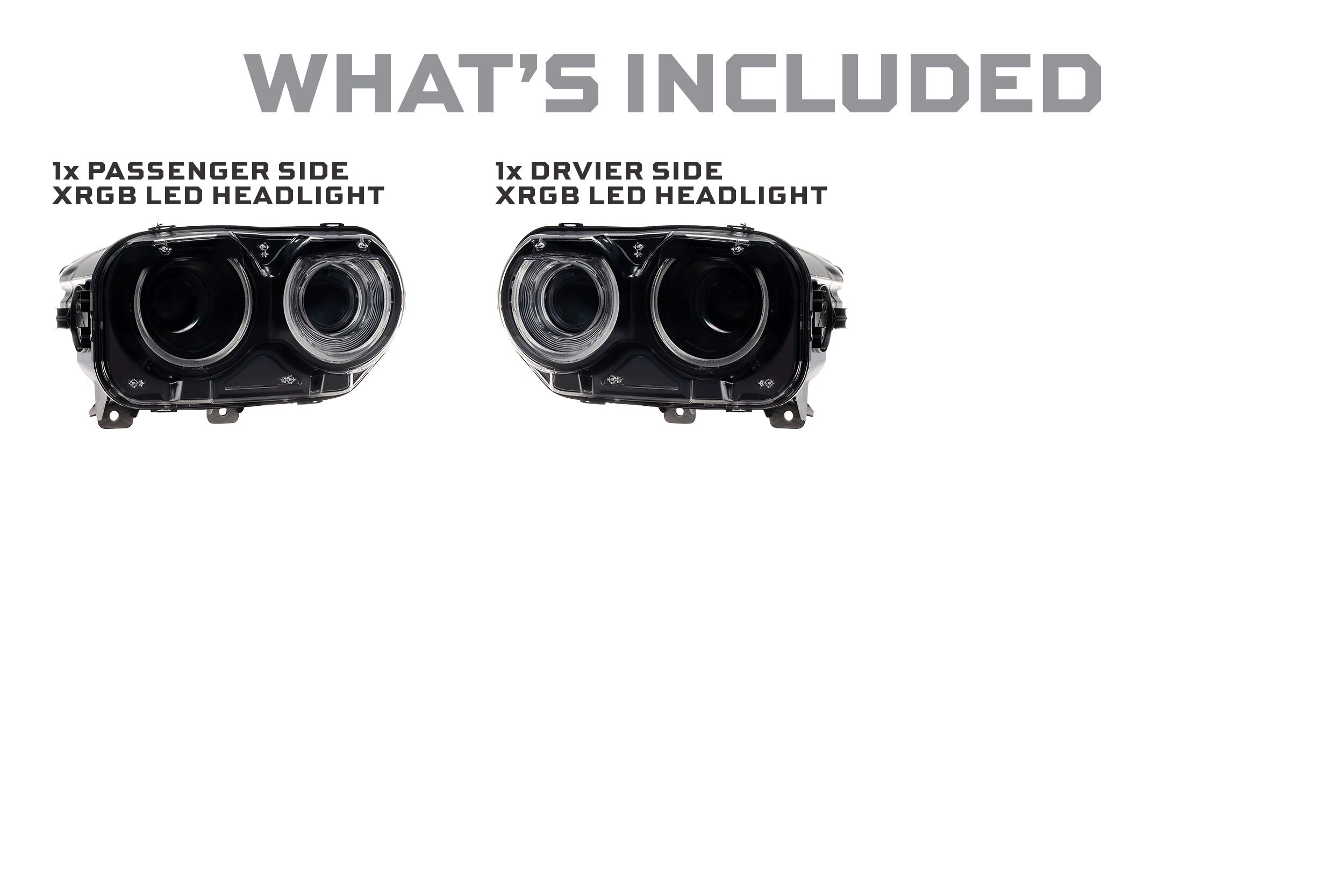 15-23 Dodge Challenger XRGB LED Headlights photo 4