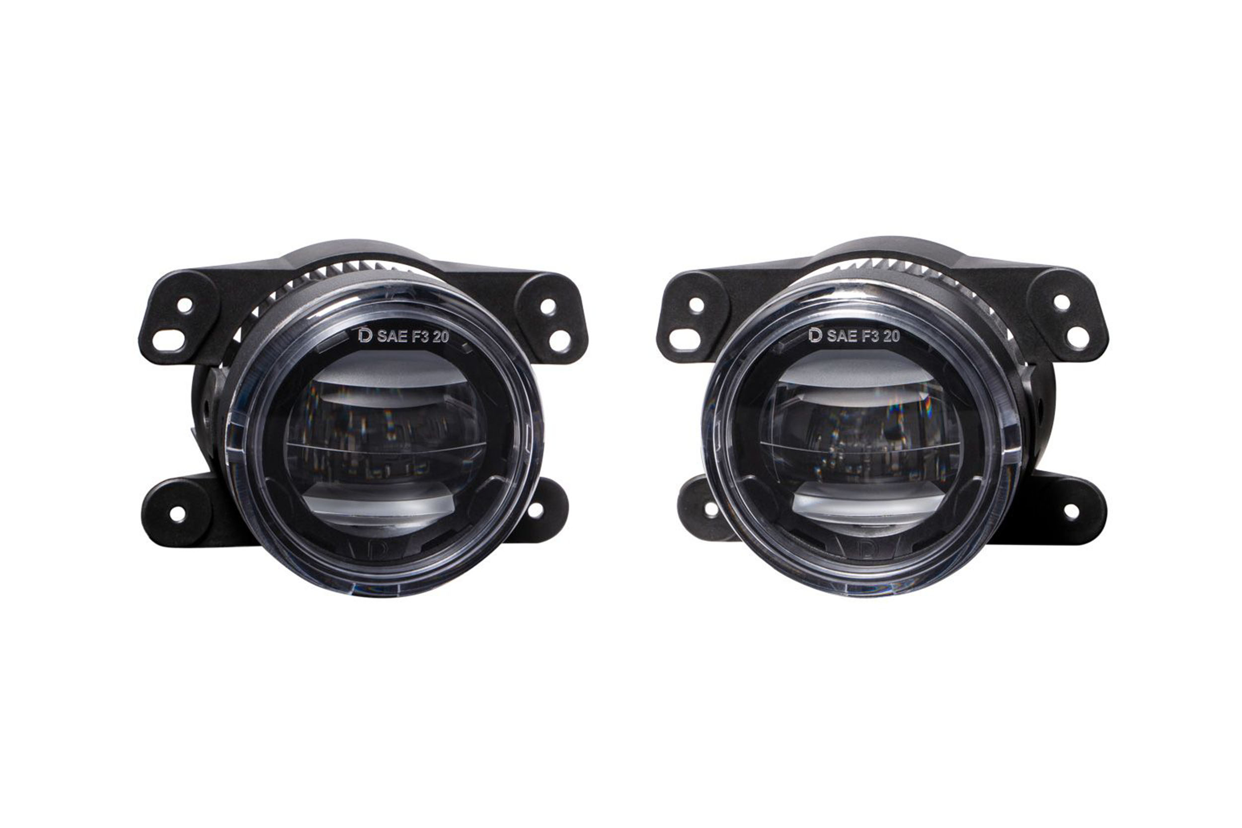 07-26 Jeep Wrangler JK / JL Elite Series LED Fog Lights (Plastic Bumper)