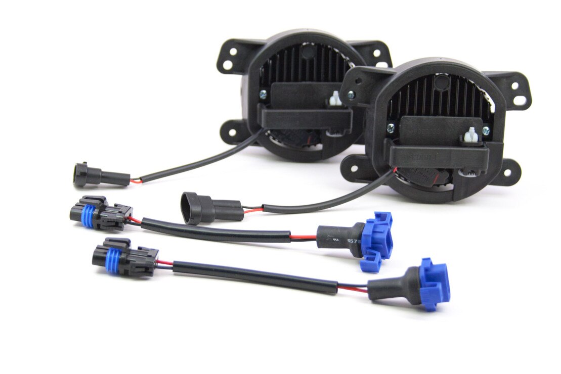 07-18 Jeep Wrangler JK XB LED Fog Lights photo 4