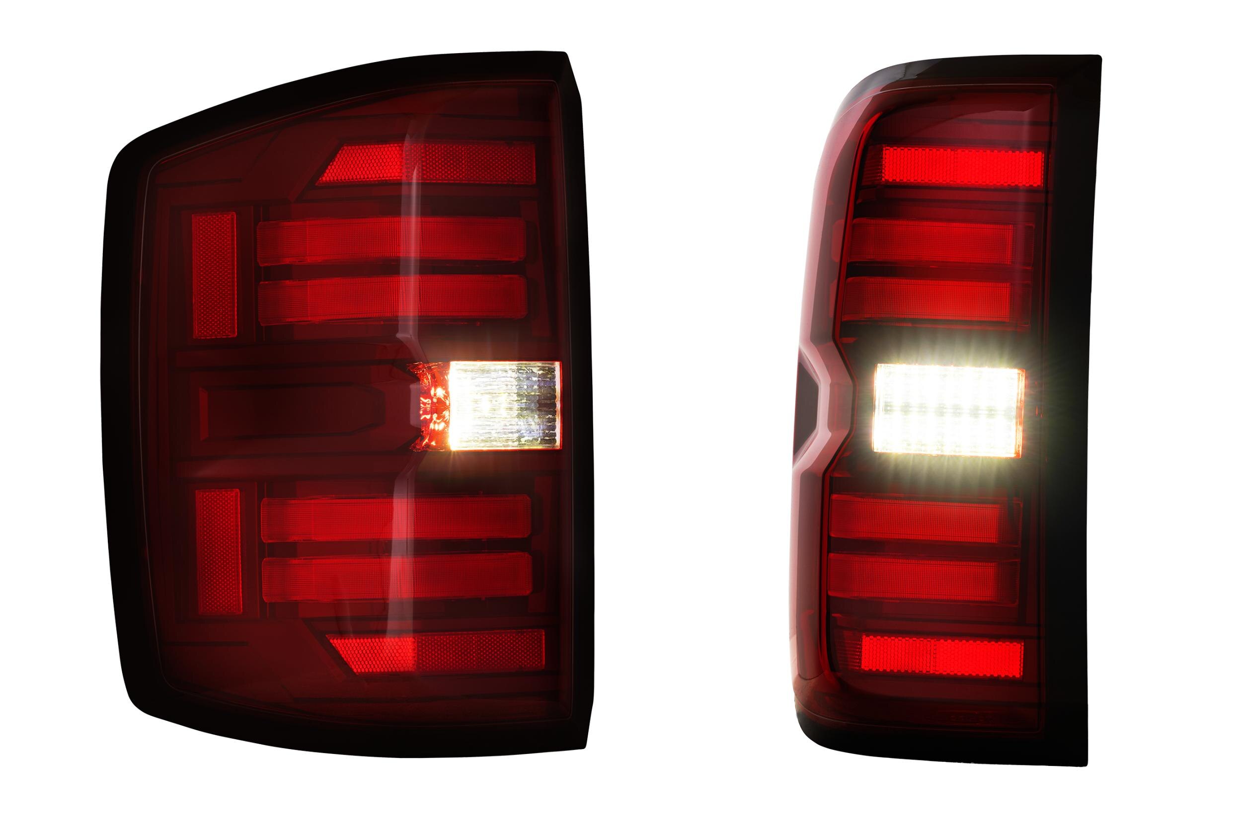 15-19 Chevrolet Silverado HD XB LED Tail Lights (Red) photo 4