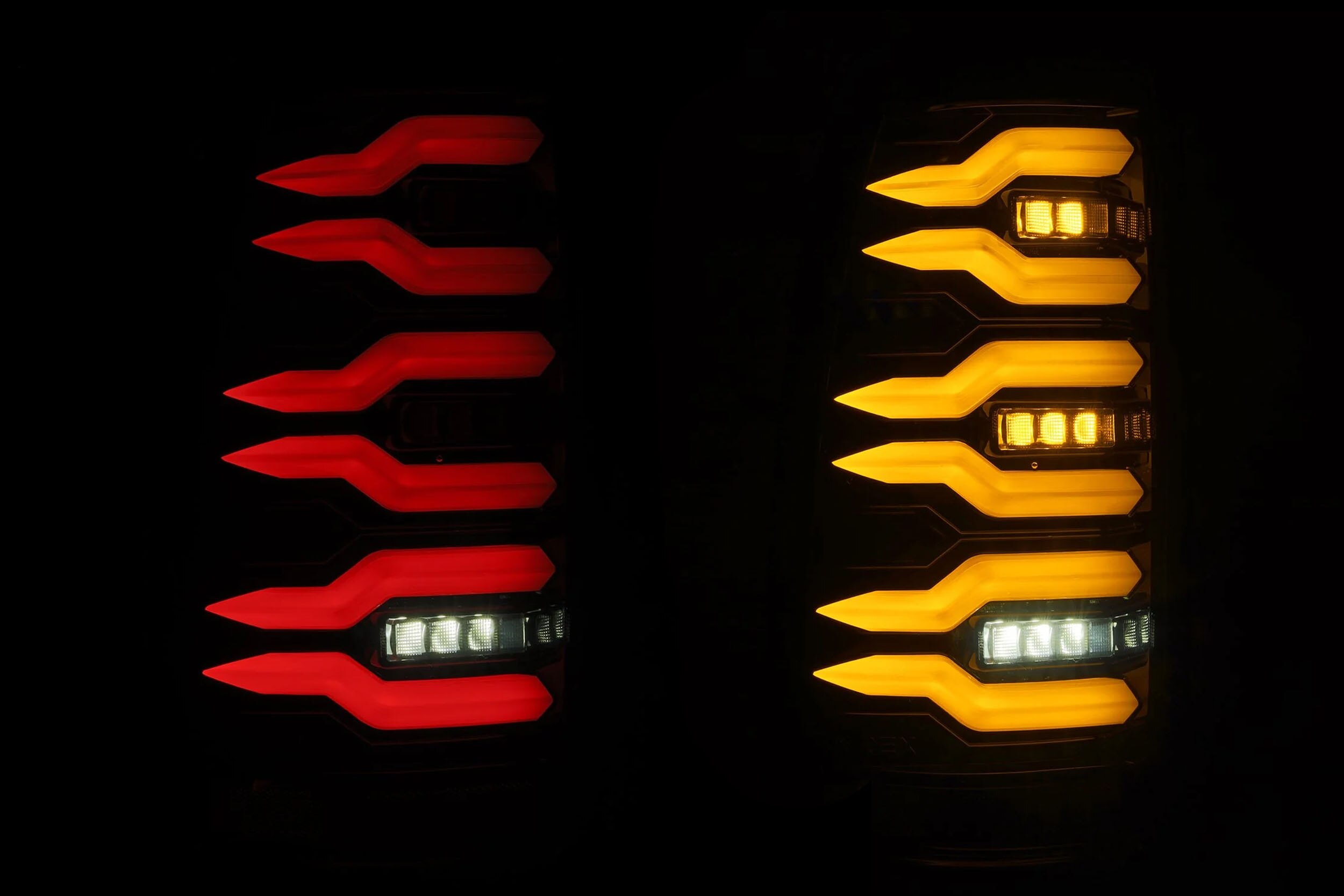 99-06 Chevrolet Silverado Luxx LED Tail Lights photo 3