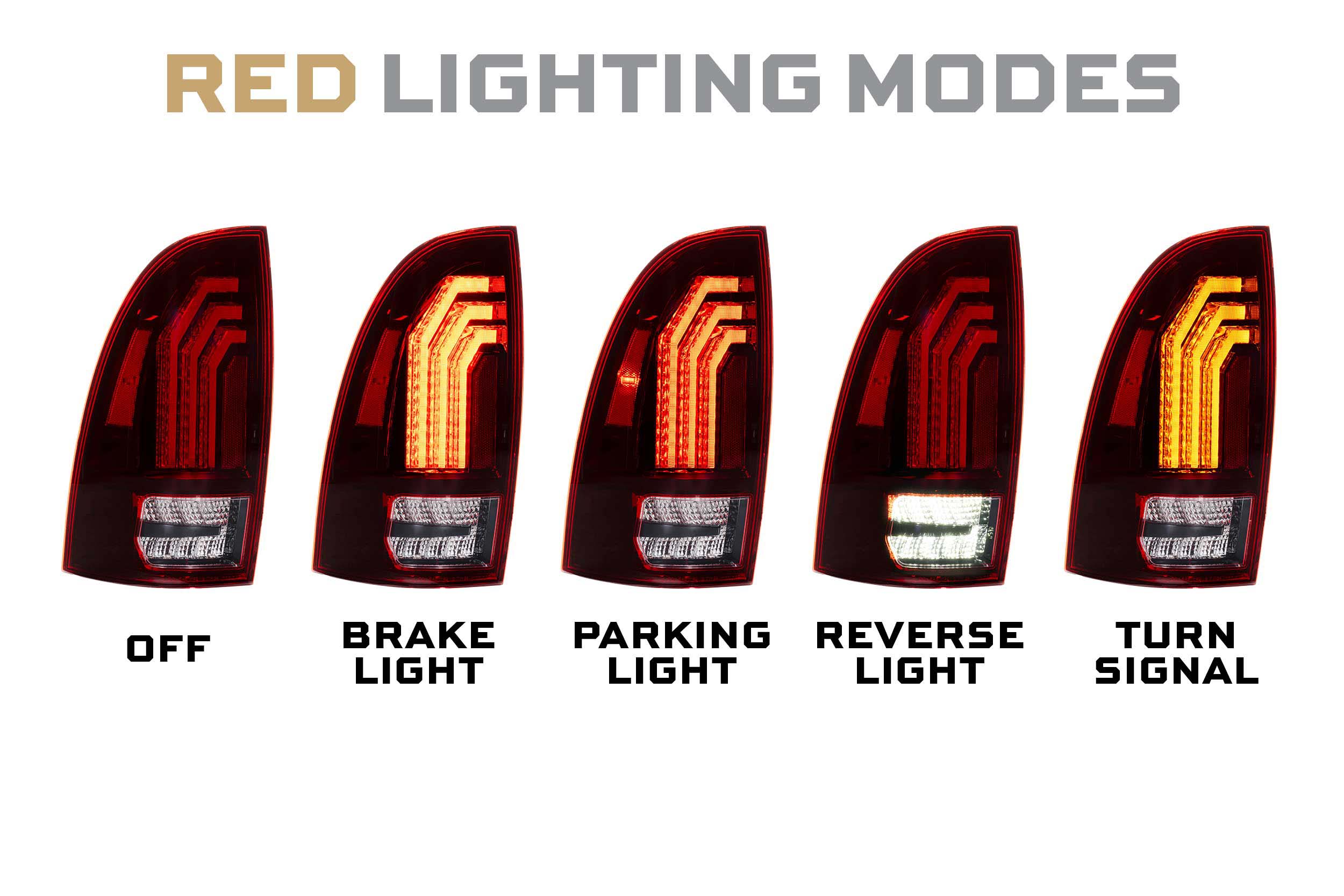 05-15 Toyota Tacoma XB LED Tail Lights (Red) photo 4