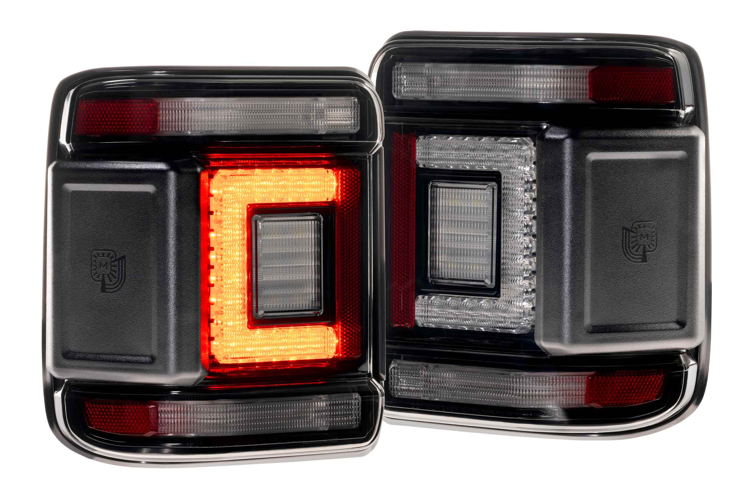 18-26 Jeep Wrangler JL XB LED Low Profile Tail Lights (Smoked)