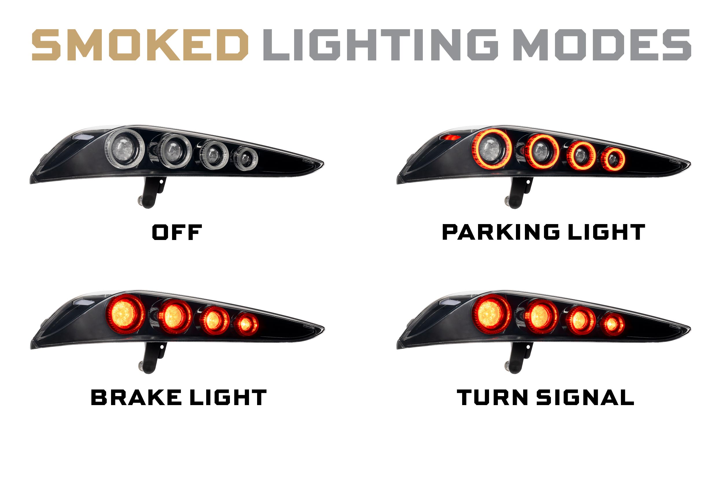 20-26 Toyota Supra XB LED Tail Lights (Smoked) photo 4