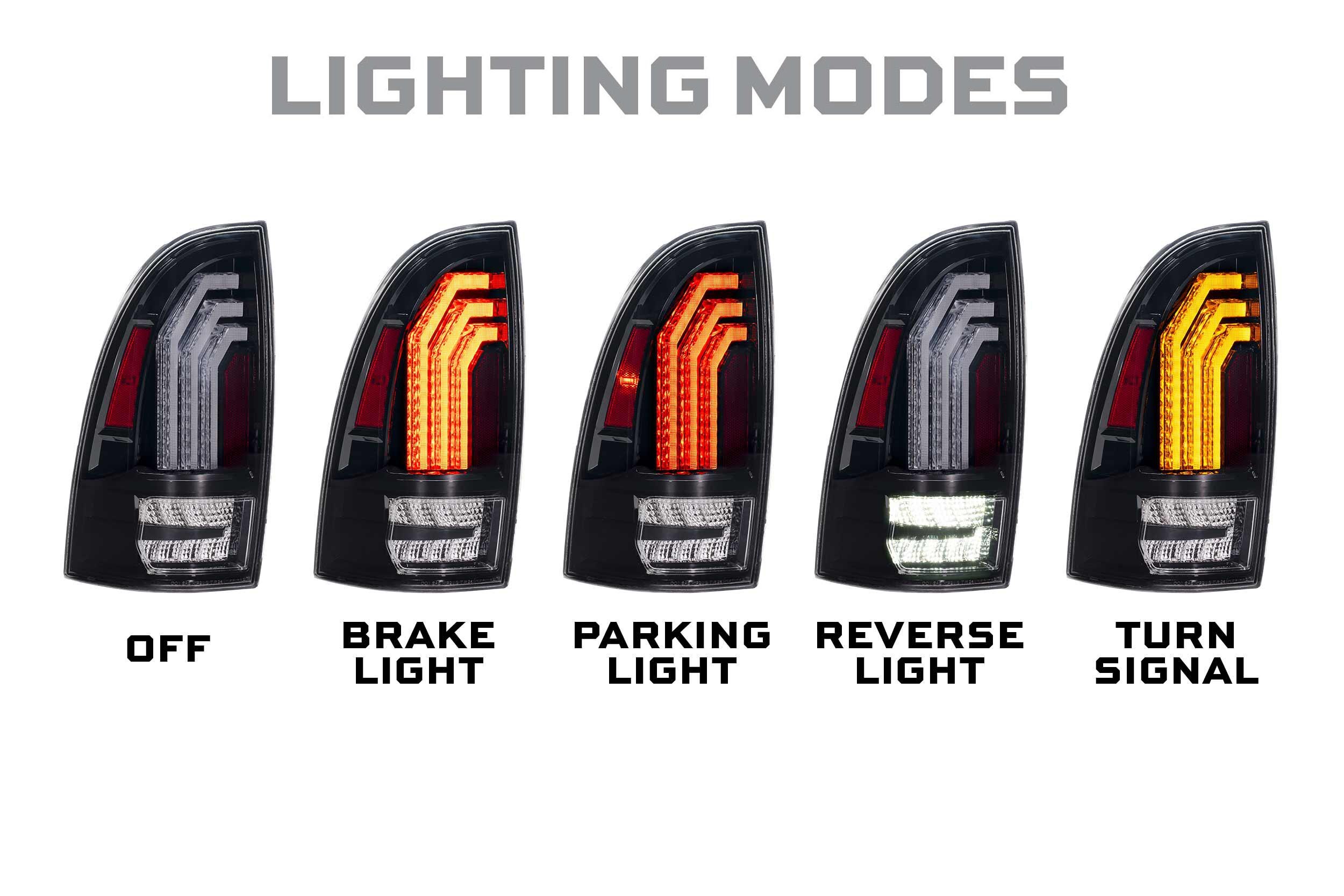 05-15 Toyota Tacoma XB LED Tail Lights (Clear) photo 4