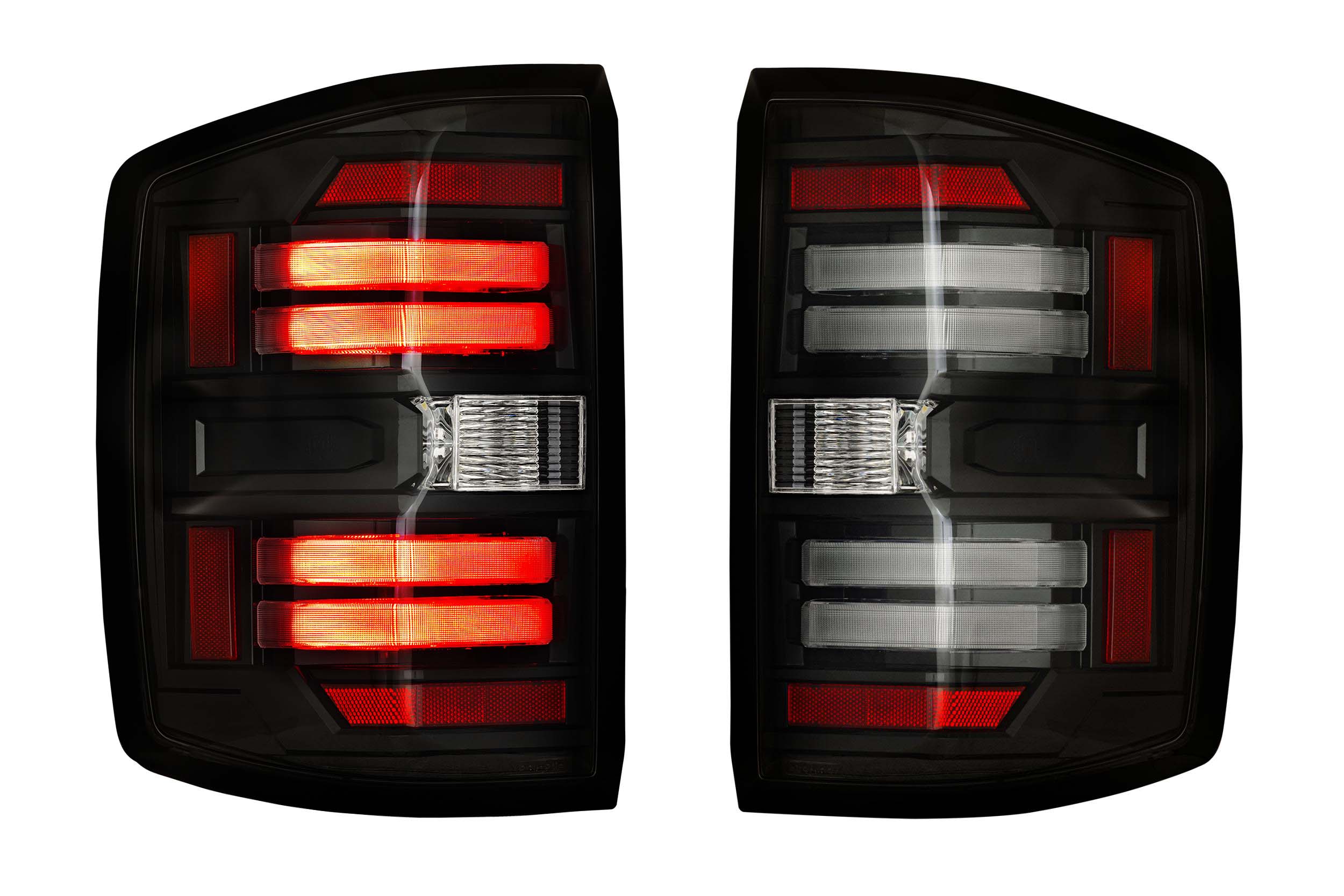 15-19 Chevrolet Silverado HD XB LED Tail Lights (Smoked)