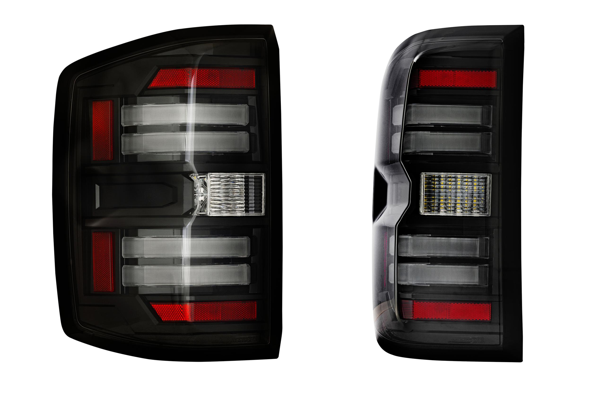 15-19 GMC Sierra 3500HD Dually XB LED Tail Lights (Smoked) photo 4