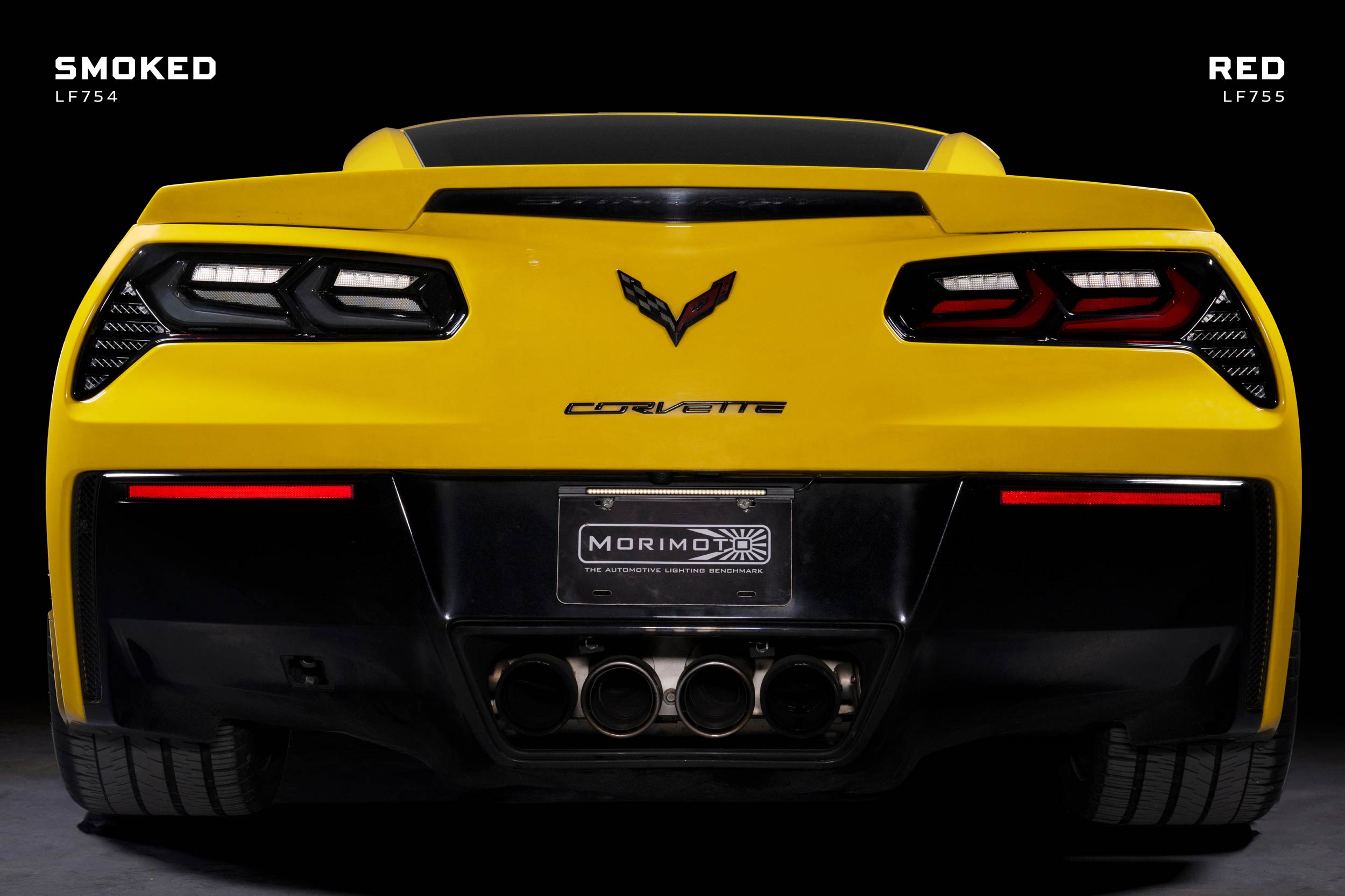 14-19 Chevrolet Corvette C7 XB LED Tail Lights (Red) photo 2