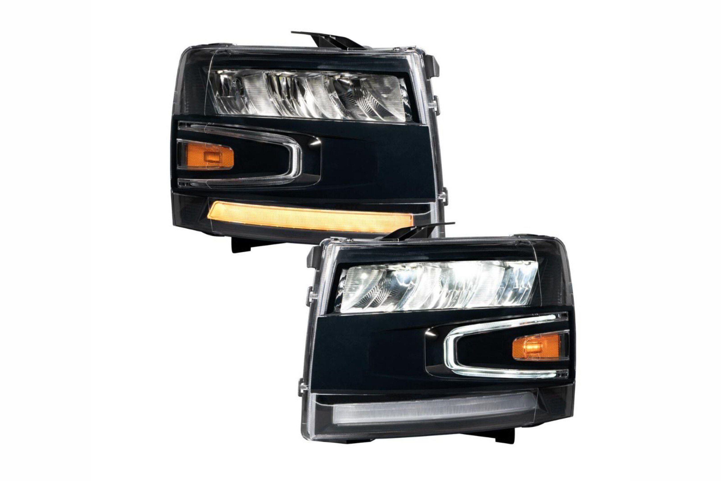 07-13 Chevrolet Silverado Reflector Headlights