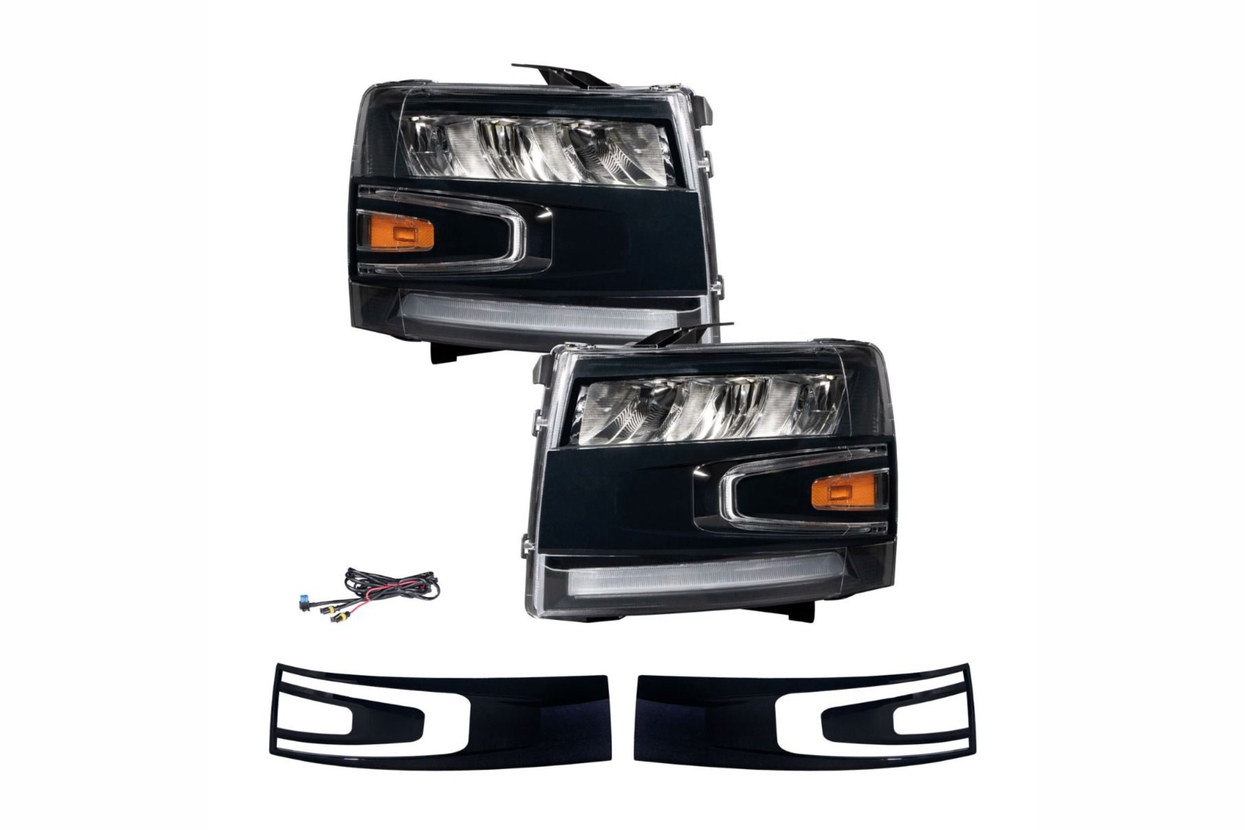 07-13 Chevrolet Silverado Reflector Headlights photo 4