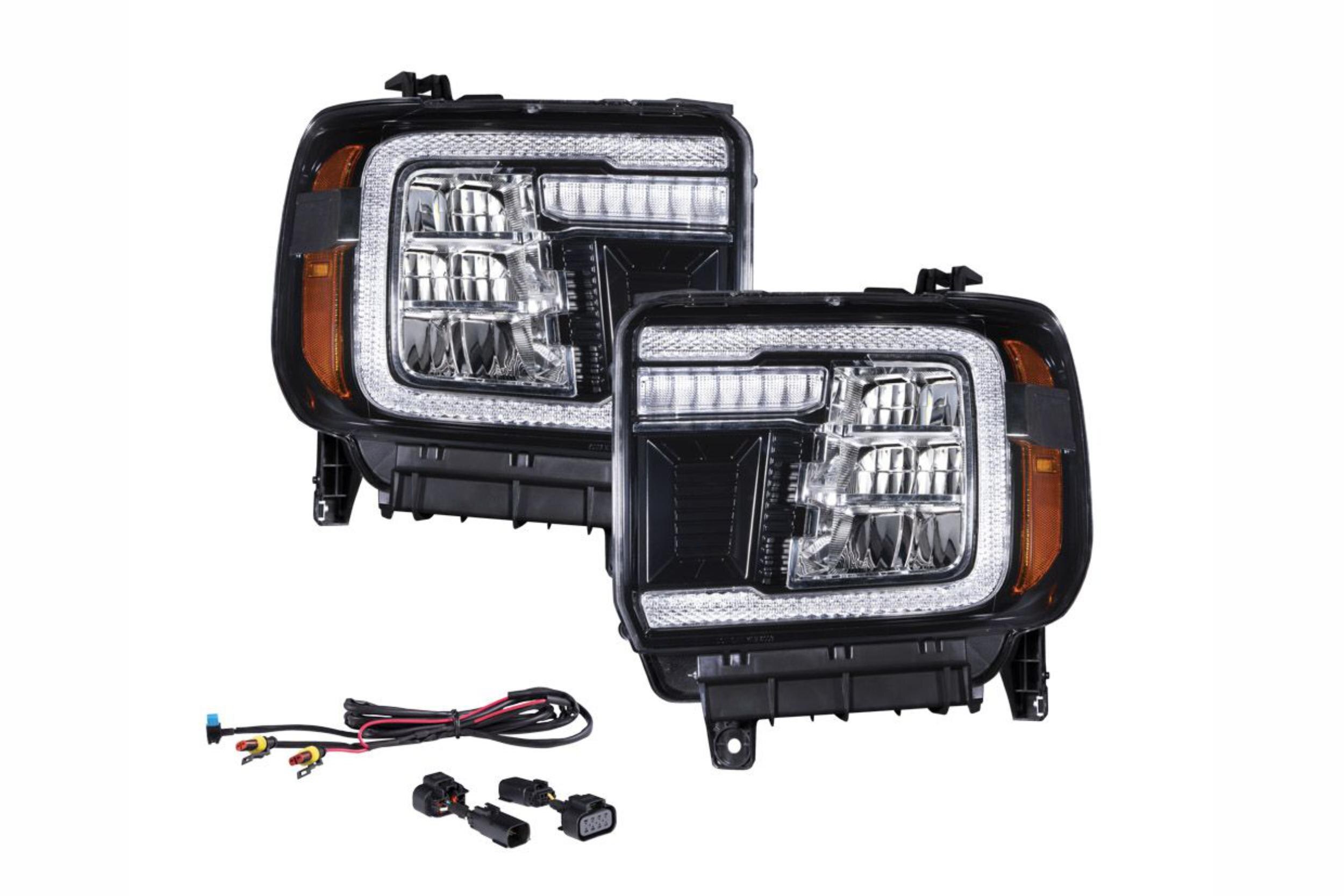 14-18 GMC Sierra Reflector Headlights photo 4