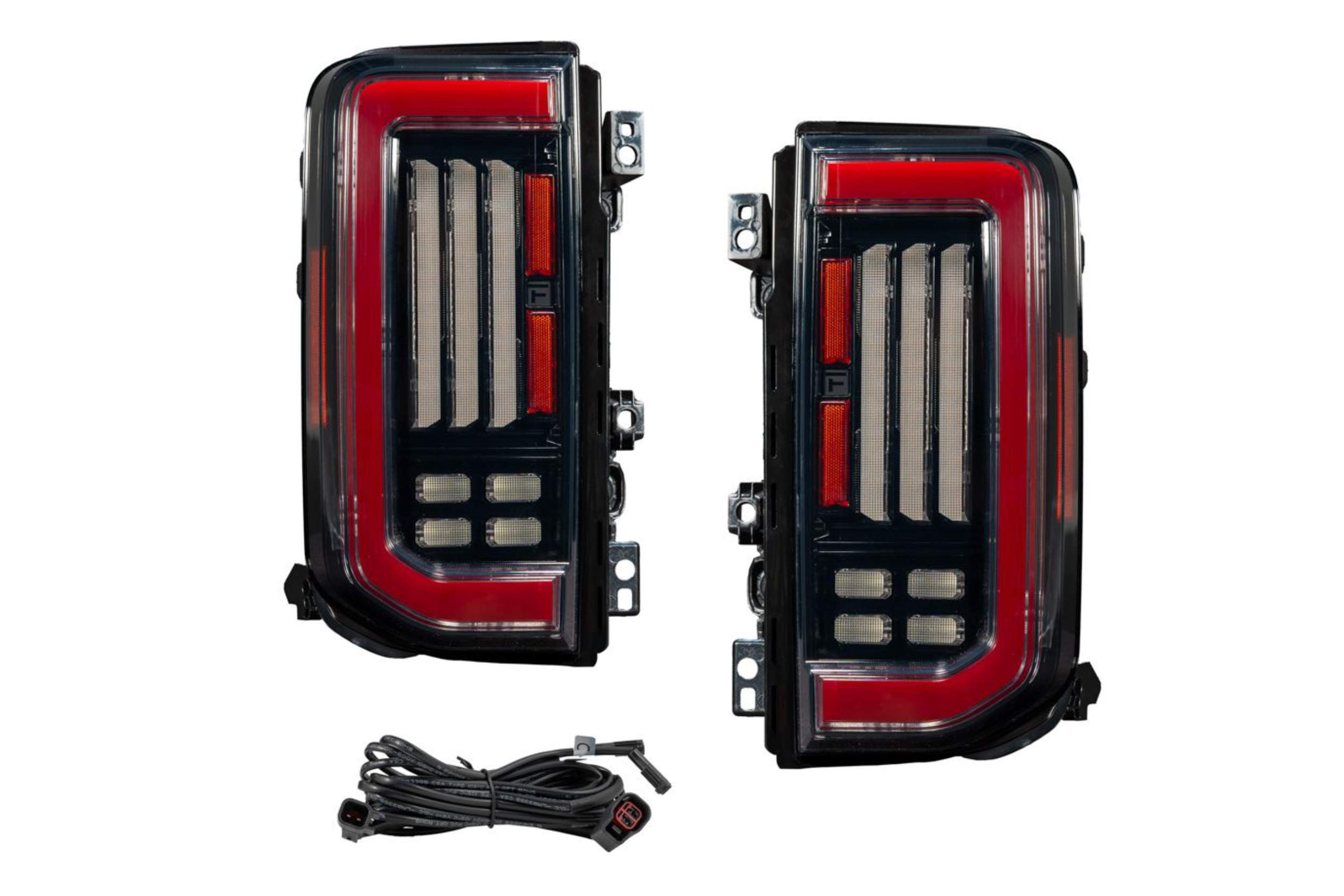 21-26 Ford Bronco Tail Lights (Red)