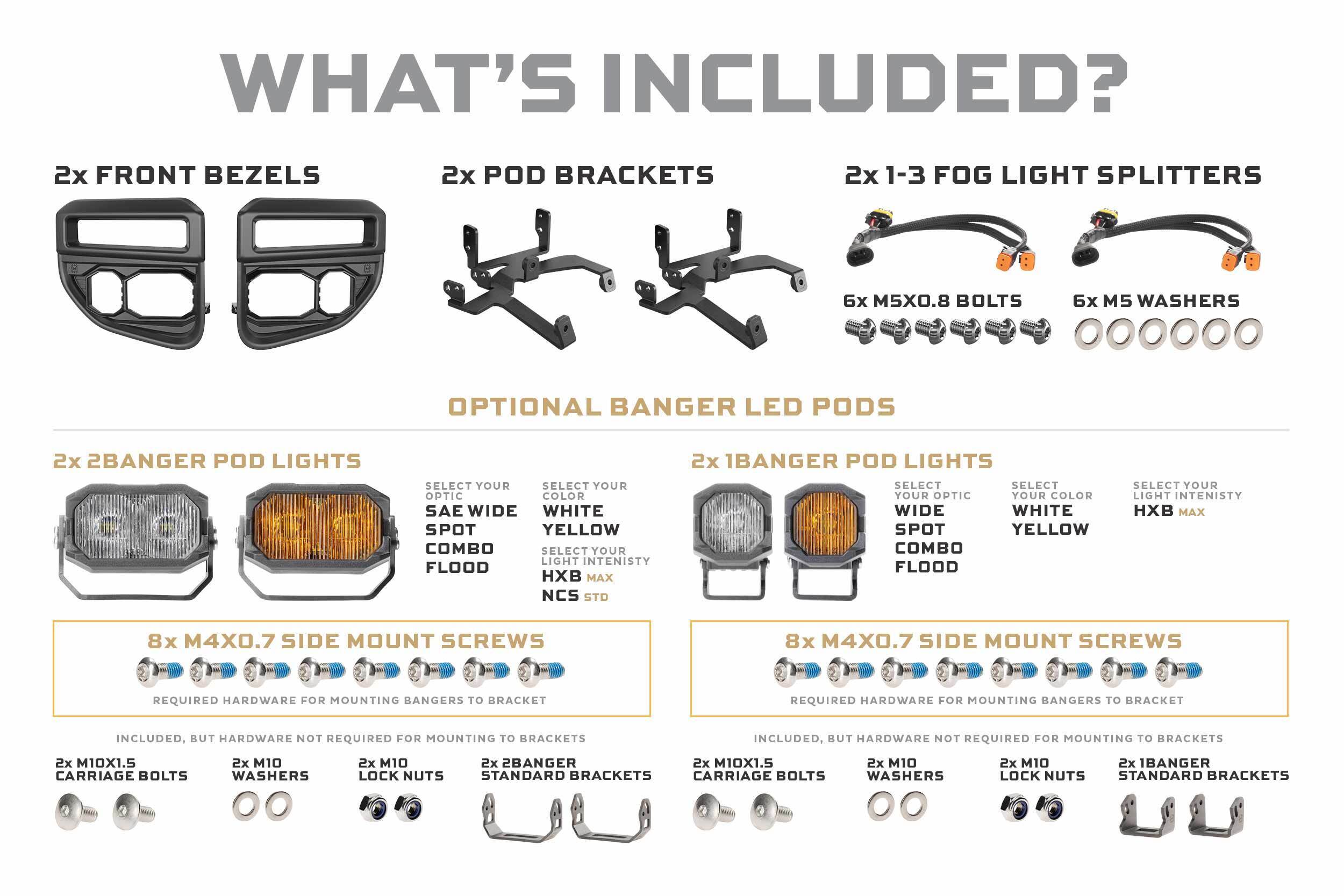20-22 Ford Super Duty OE LED Banger LED Fog Lights photo 4