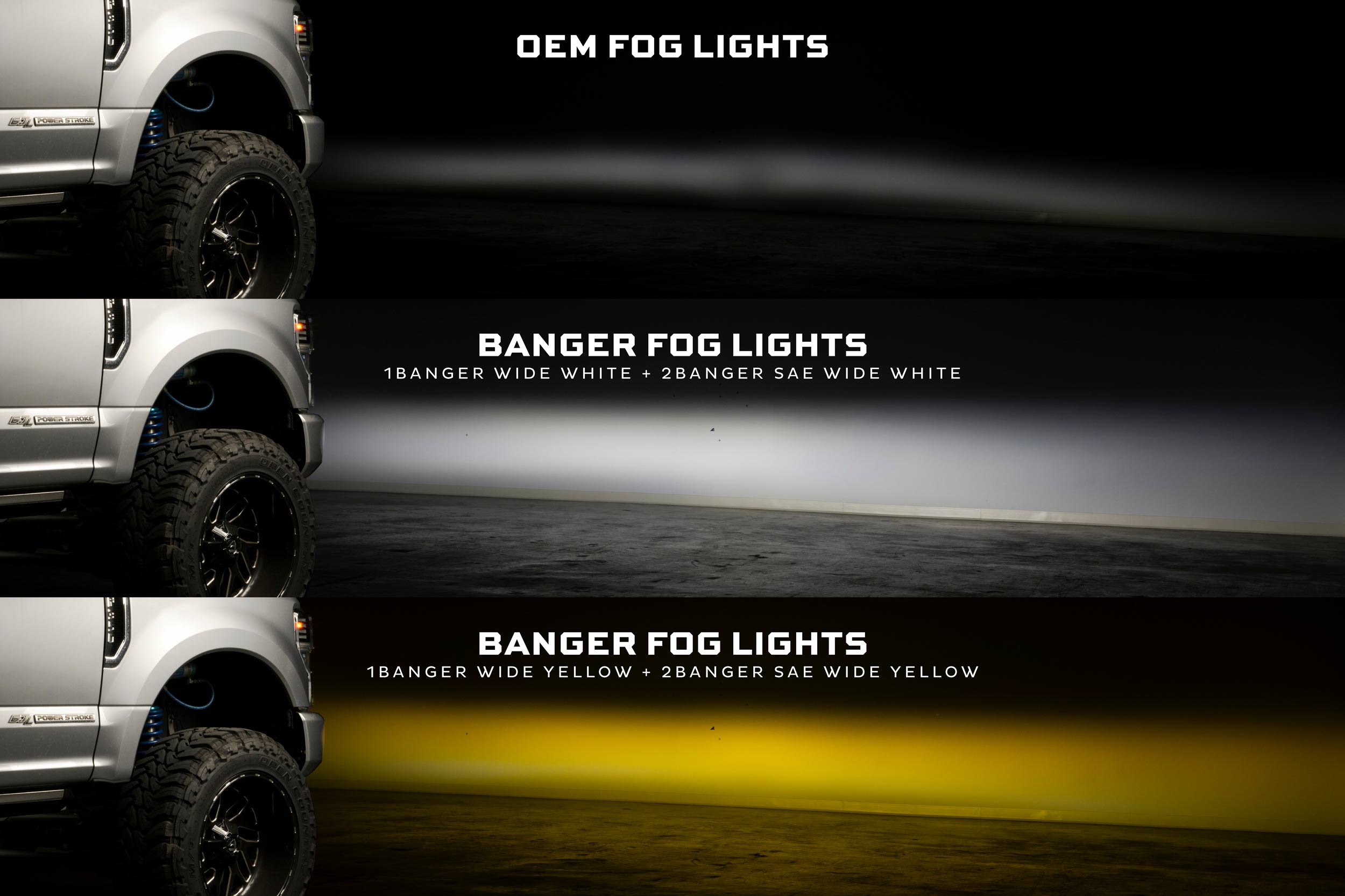 20-22 Ford Super Duty OE LED Banger LED Fog Lights photo 3