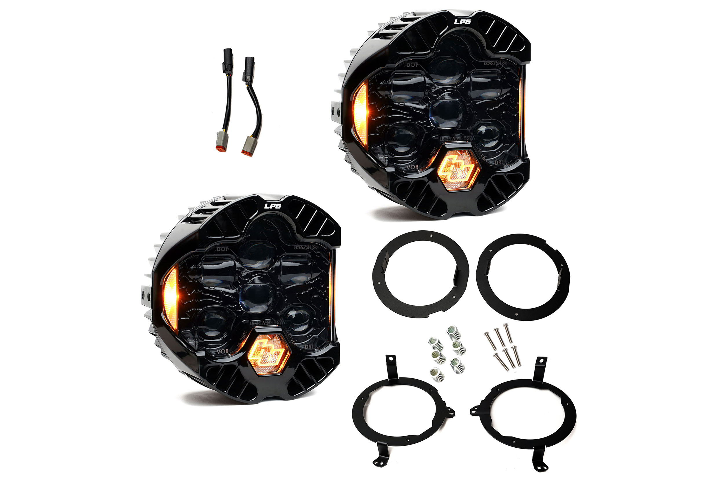 18-26 Jeep Wrangler JL DOT LP6 LED Headlight Kit photo 1