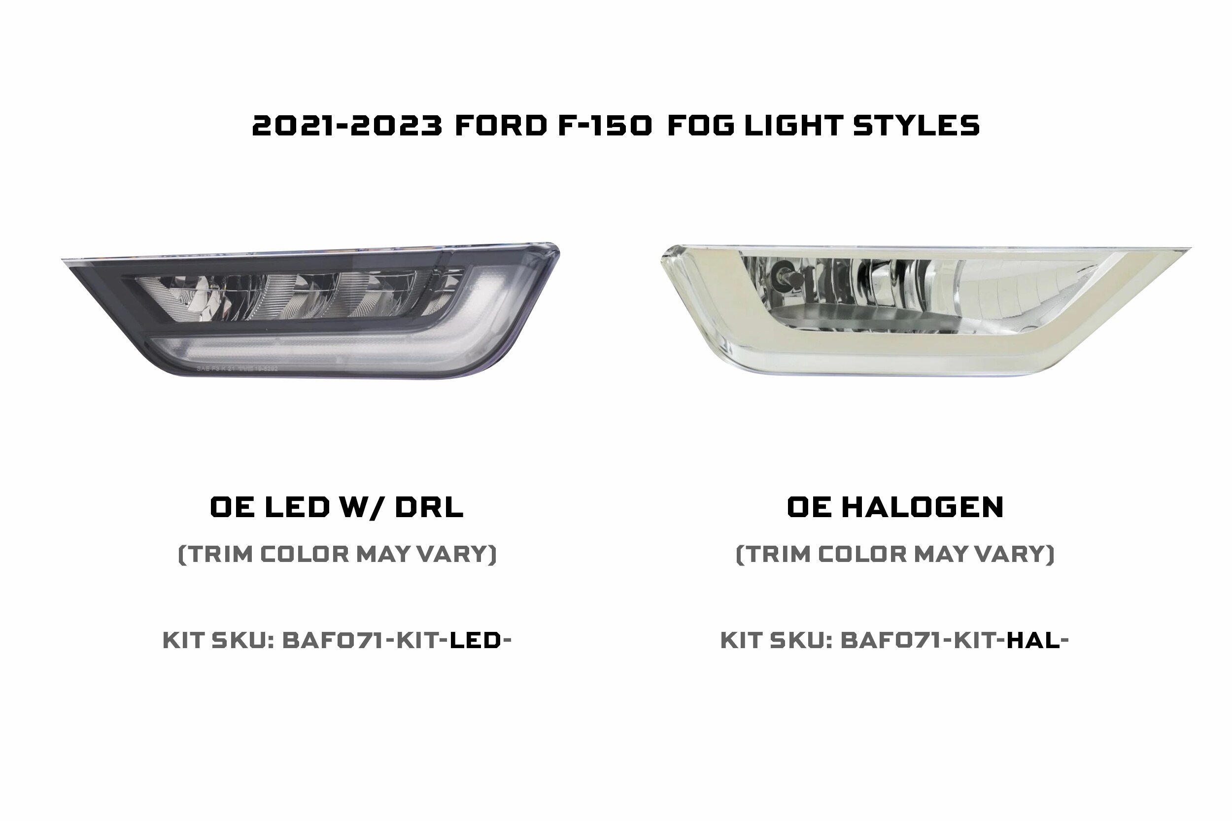 21-23 Ford F-150 4Banger LED Fog Lights photo 3