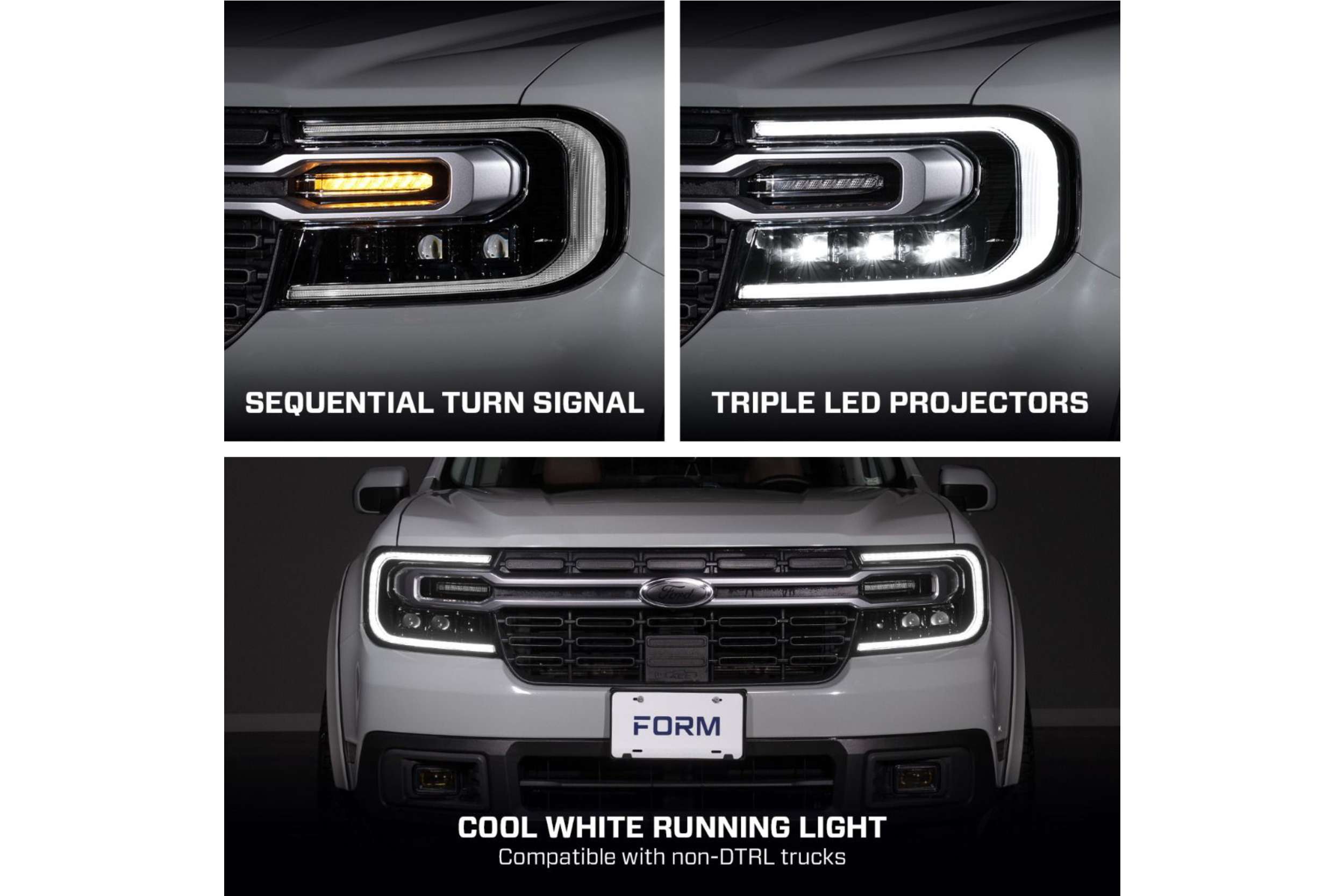 22-24 Ford Maverick LED Projector Headlights photo 3