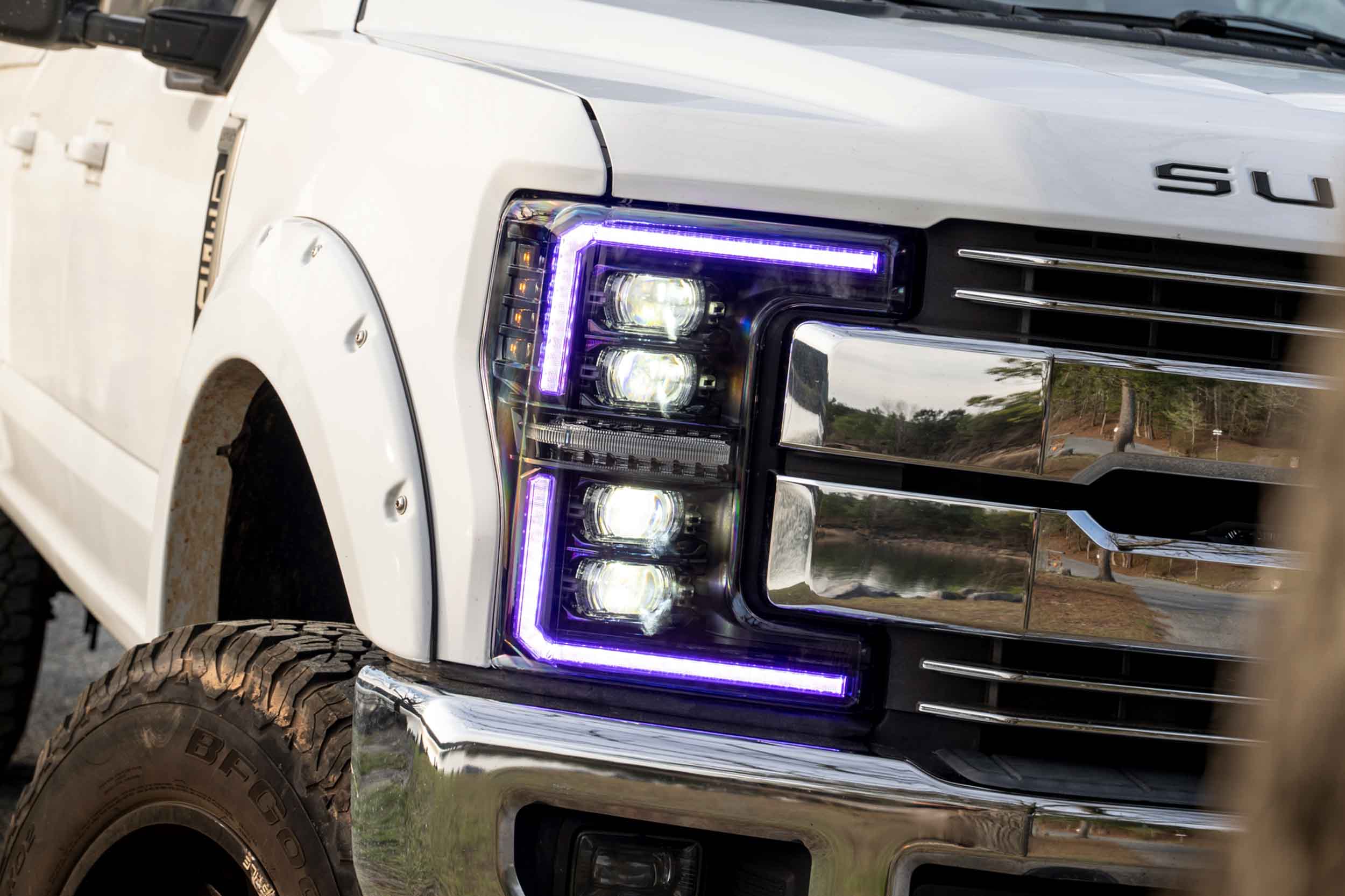 17-19 Ford Super Duty XRGB Evo LED Headlights photo 2
