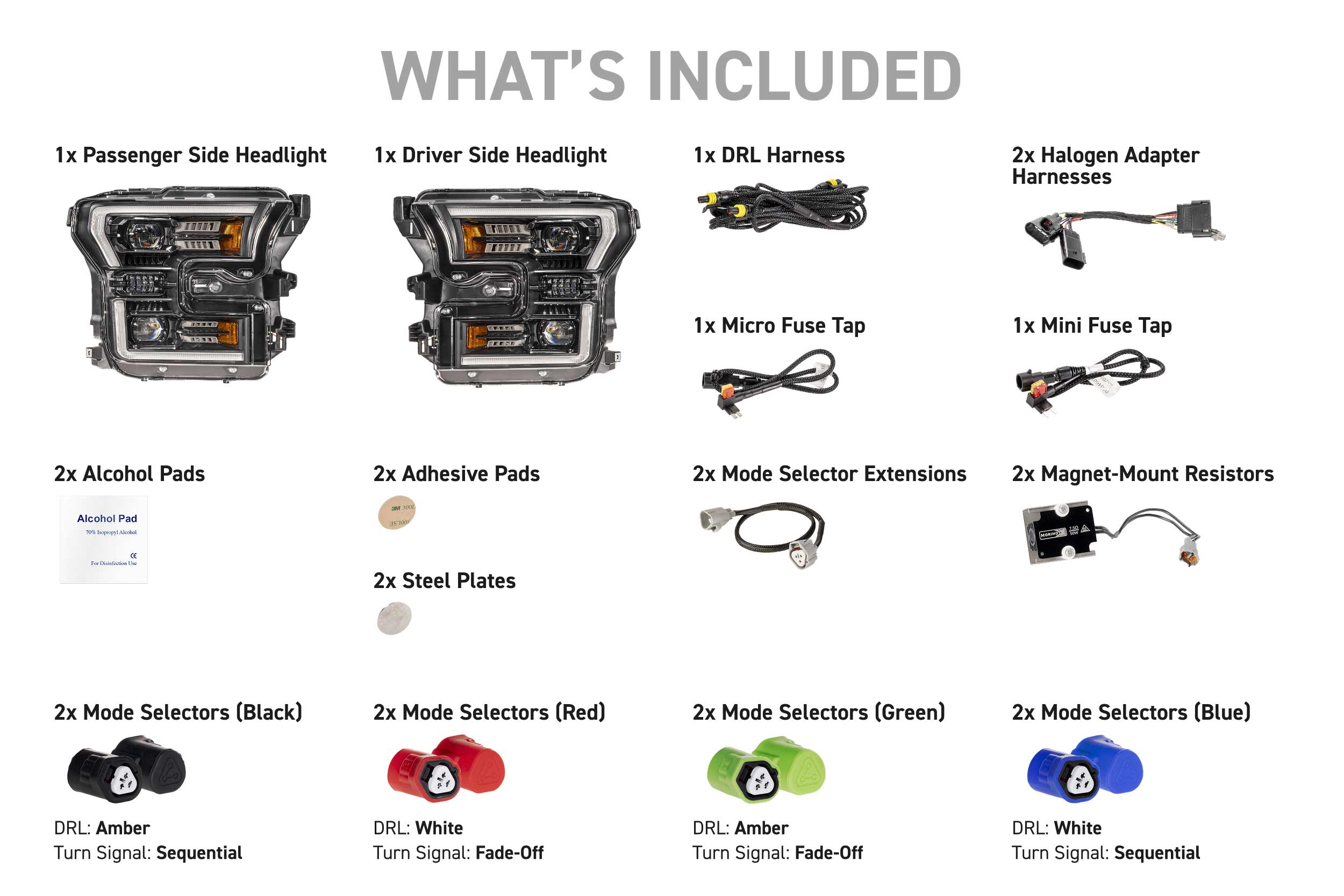 15-17 Ford F-150 XB Evo LED Headlights photo 4