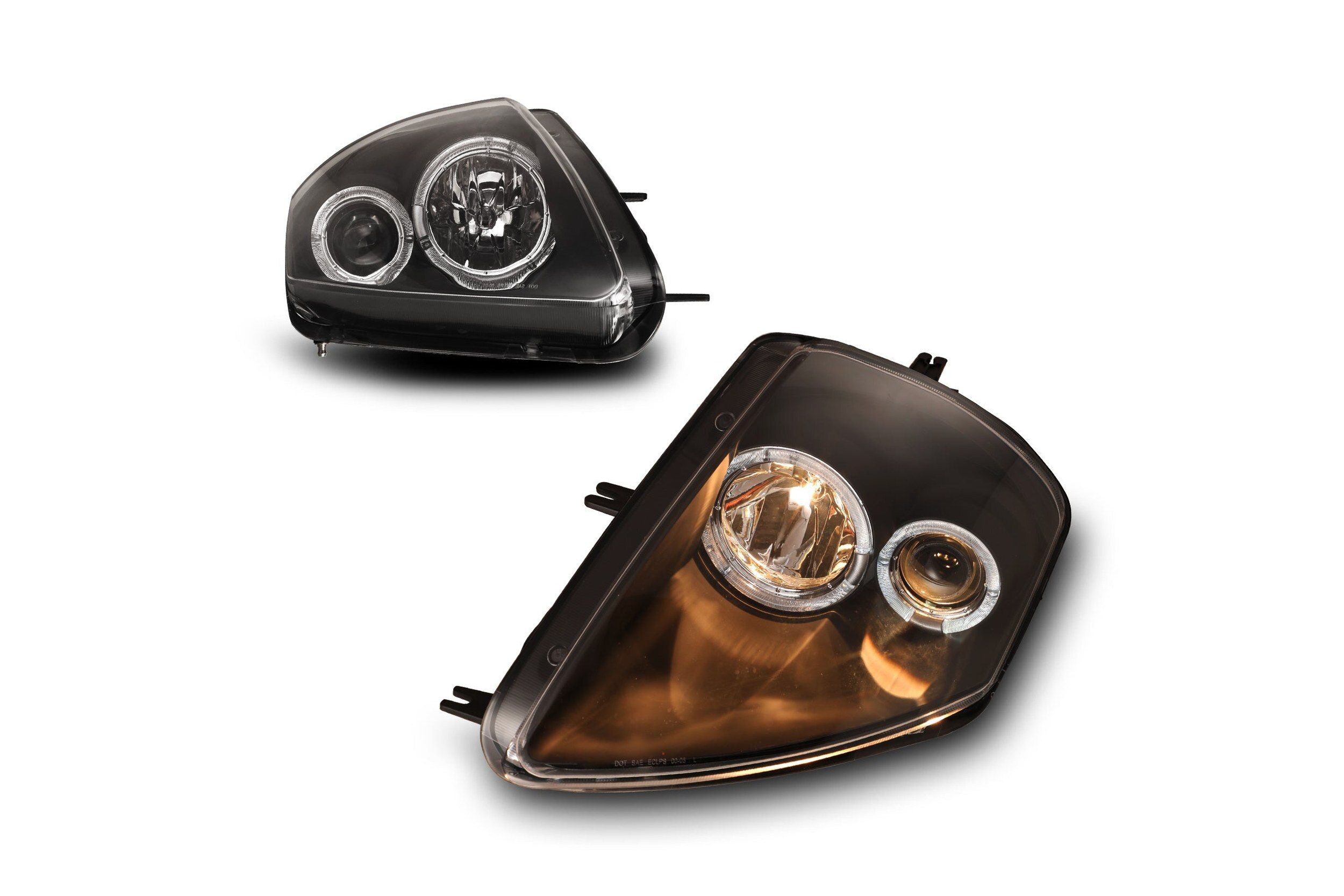 00-02 Mitsubishi Eclipse: Winjet Fog Lights OE Replacement - Clear photo 4