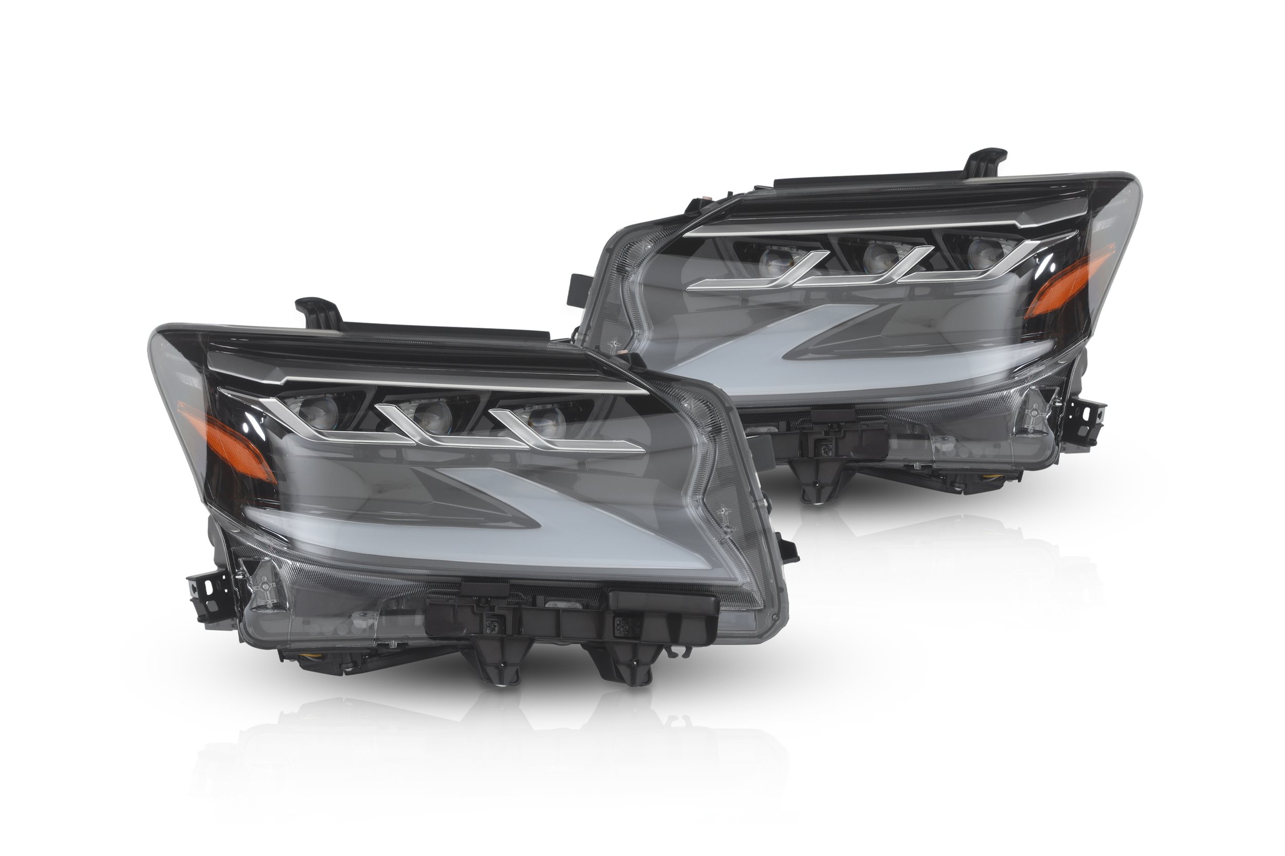 14-23 Lexus GX460: Attica Headlights - Gloss Black/Clear