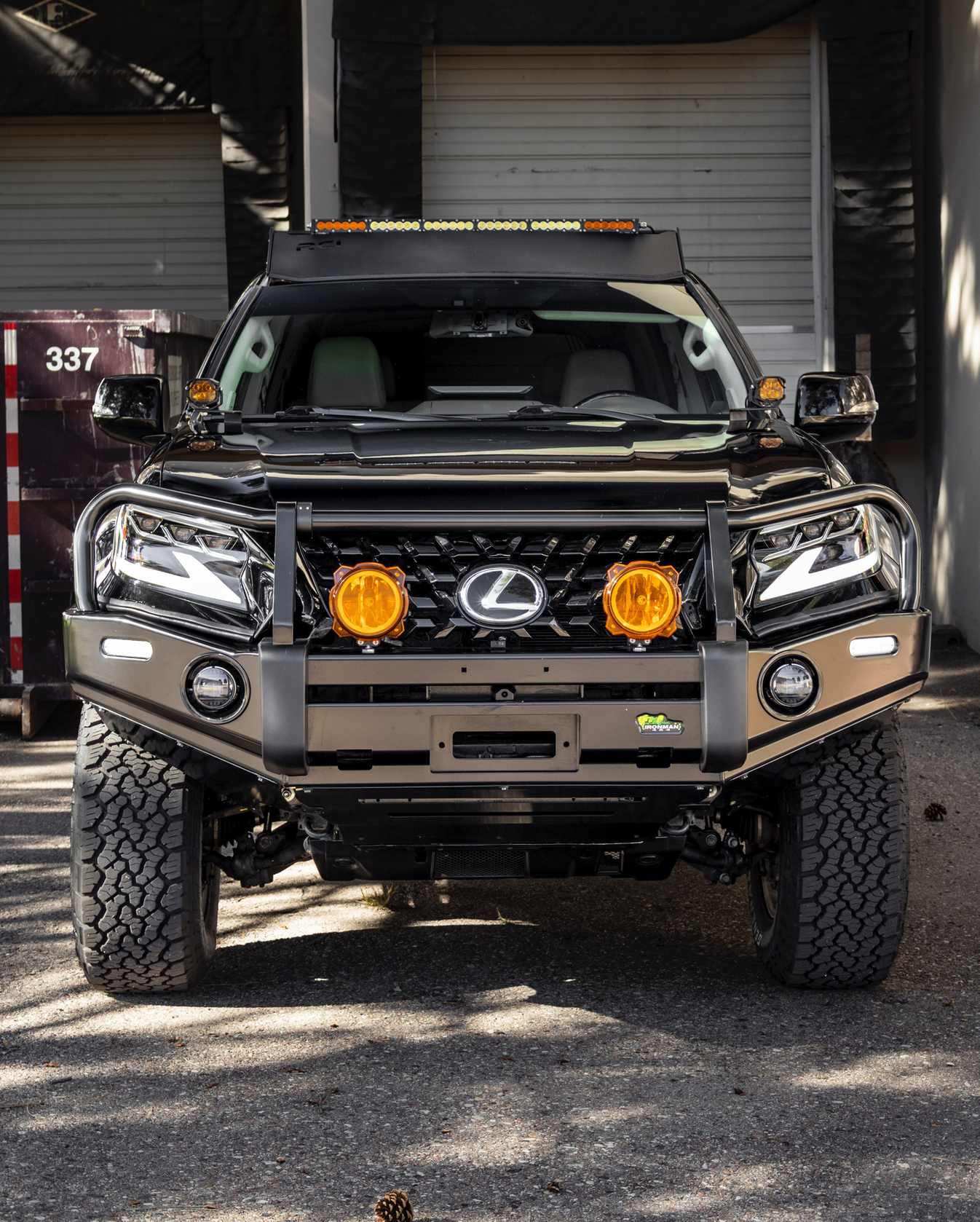 14-23 Lexus GX460: Attica Headlights - Gloss Black/Clear photo 2