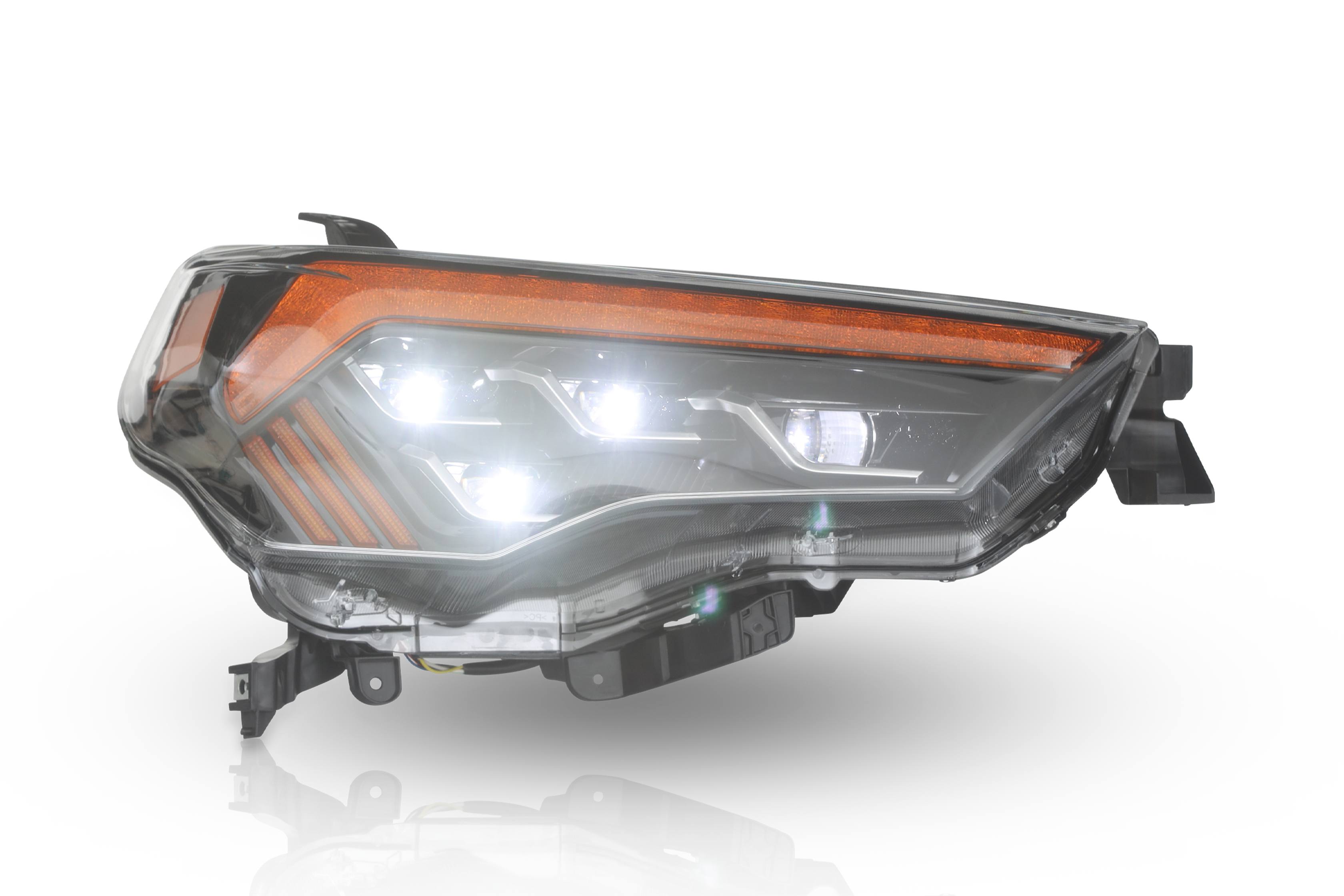 14-24 Toyota 4Runner: Attica Headlights - Gloss Black/Clear photo 4