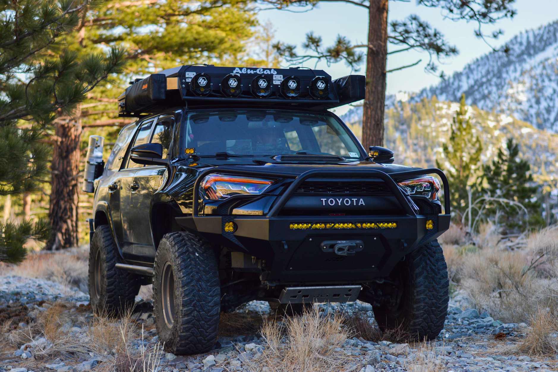 14-24 Toyota 4Runner: Attica Headlights - Gloss Black/Clear photo 3