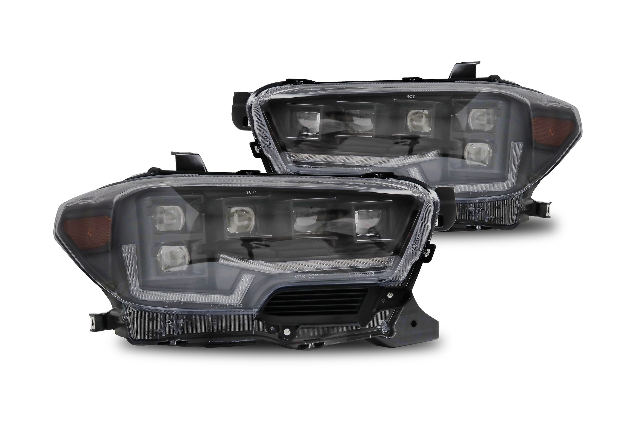 16-23 Toyota Tacoma: Attica Headlights - Black/Clear