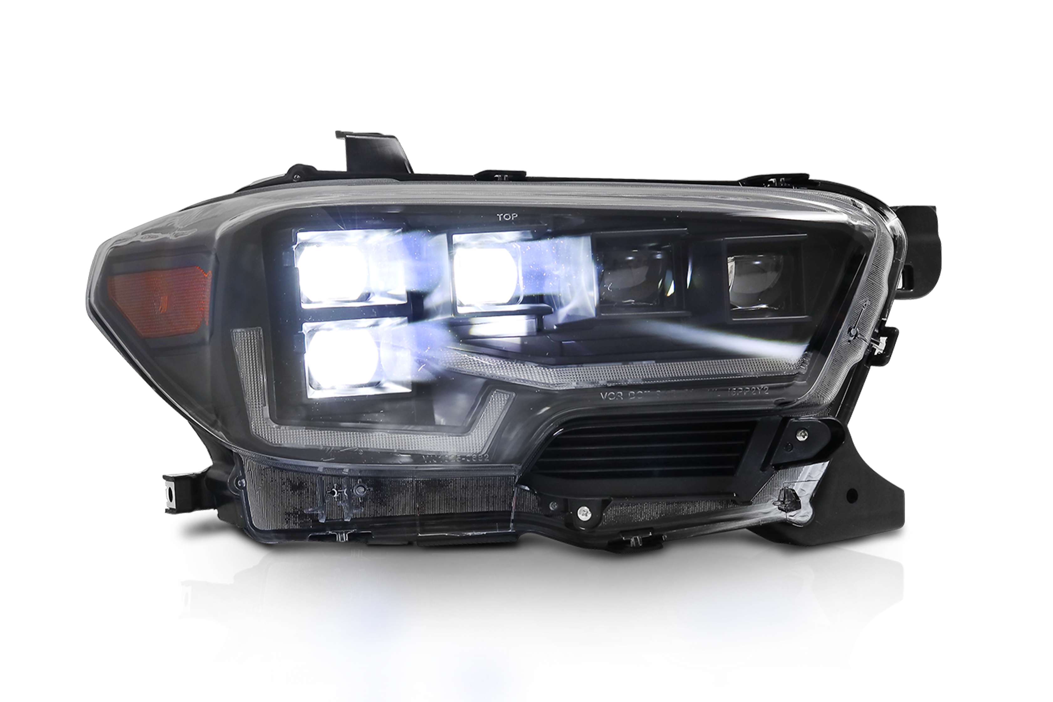 16-23 Toyota Tacoma: Attica Headlights - Black/Clear photo 2