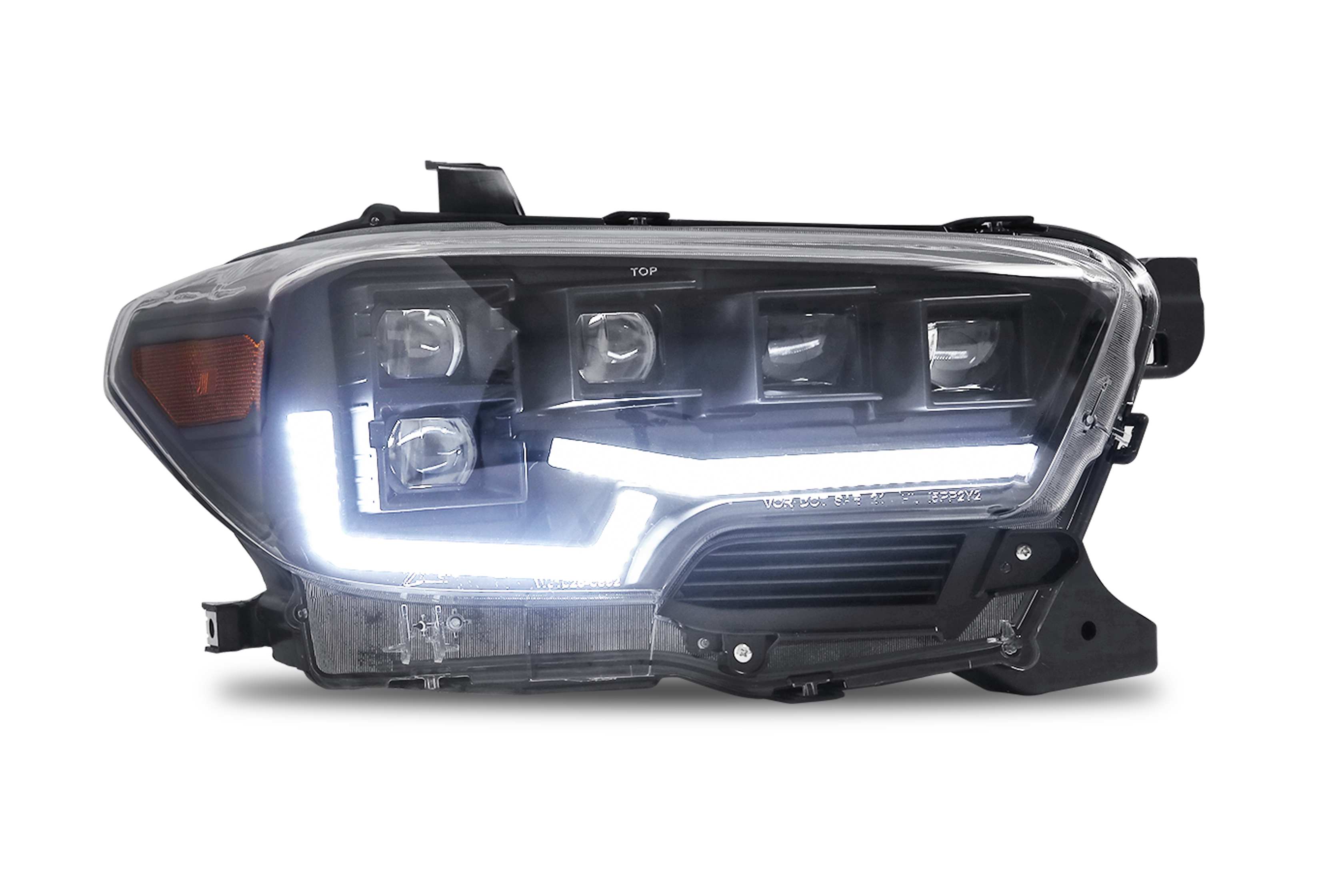 16-23 Toyota Tacoma: Attica Headlights - Black/Clear photo 4