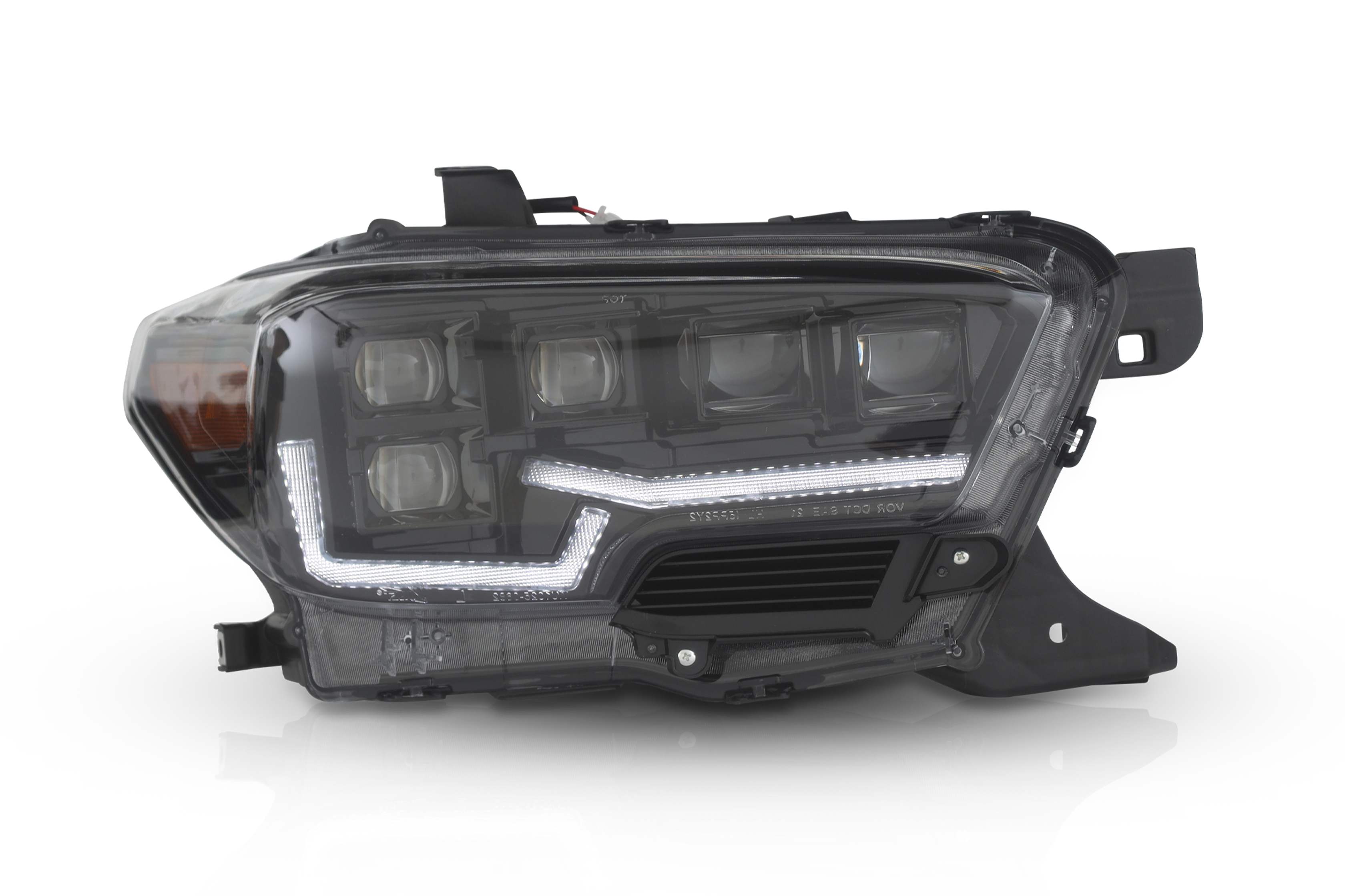 16-23 Toyota Tacoma: Attica Headlights - Glossy Black/Clear photo 3