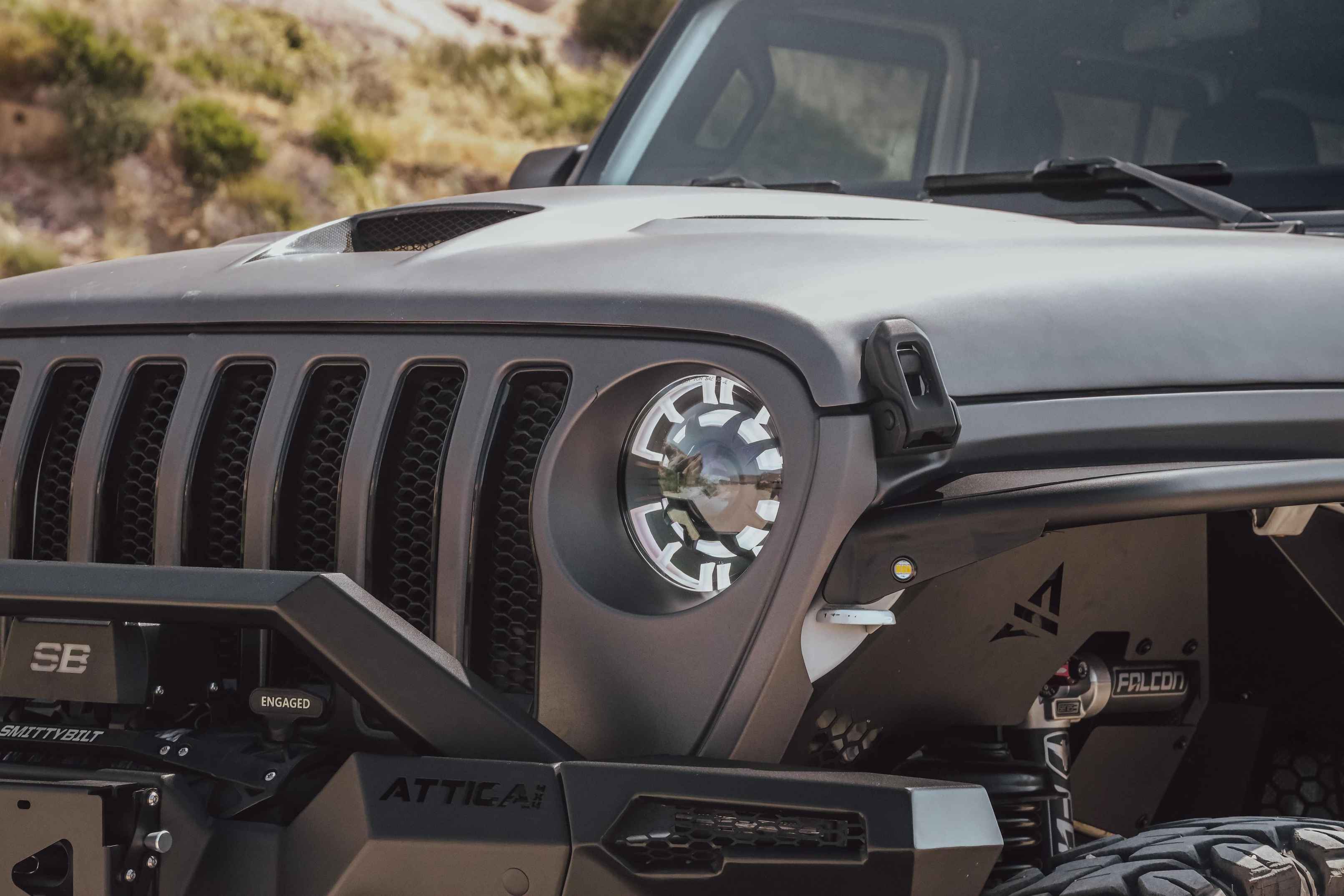 18-24 Jeep Wrangler / Gladiator: Attica Headlights - Black/Clear photo 3