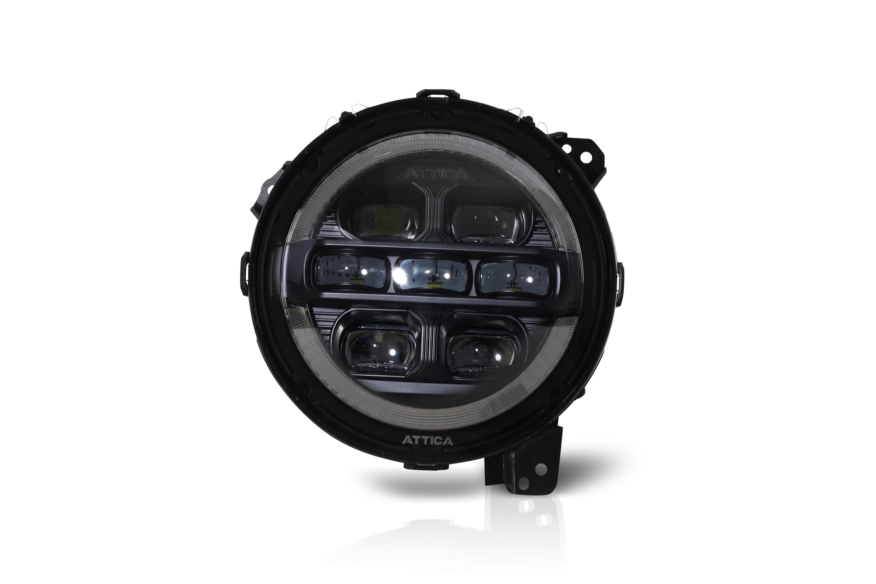 20-24 Jeep Gladiator / Wrangler: Attica Headlights - Black/Clear photo 2