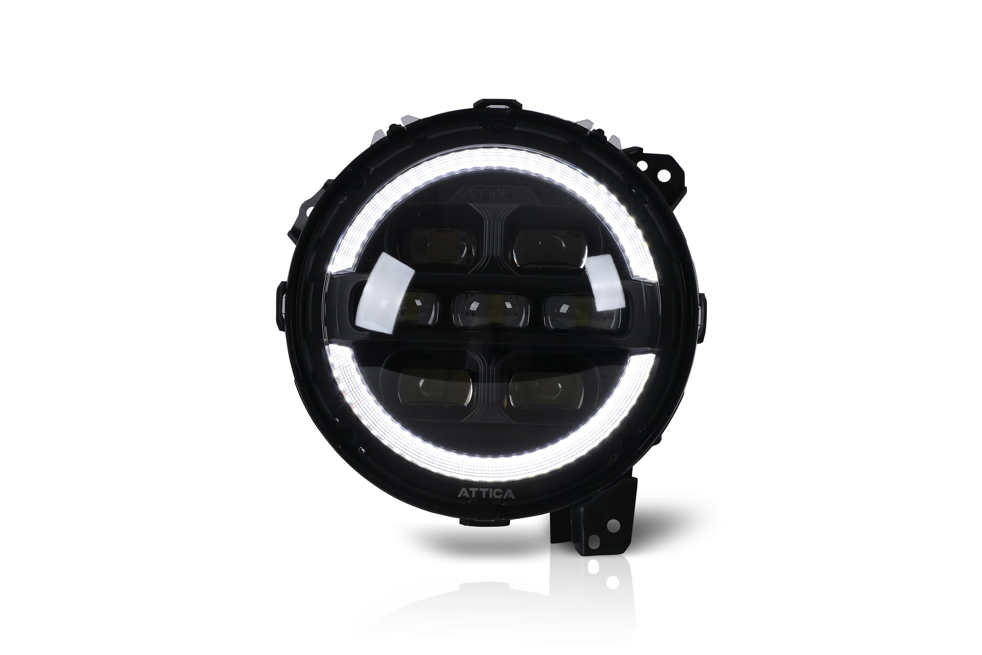 20-24 Jeep Gladiator / Wrangler: Attica Headlights - Black/Clear photo 3
