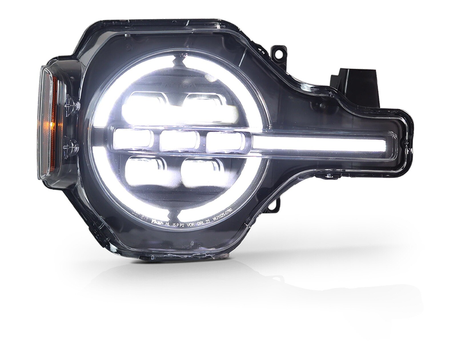 21-25 Ford Bronco: Attica Headlights - Black/Clear photo 4