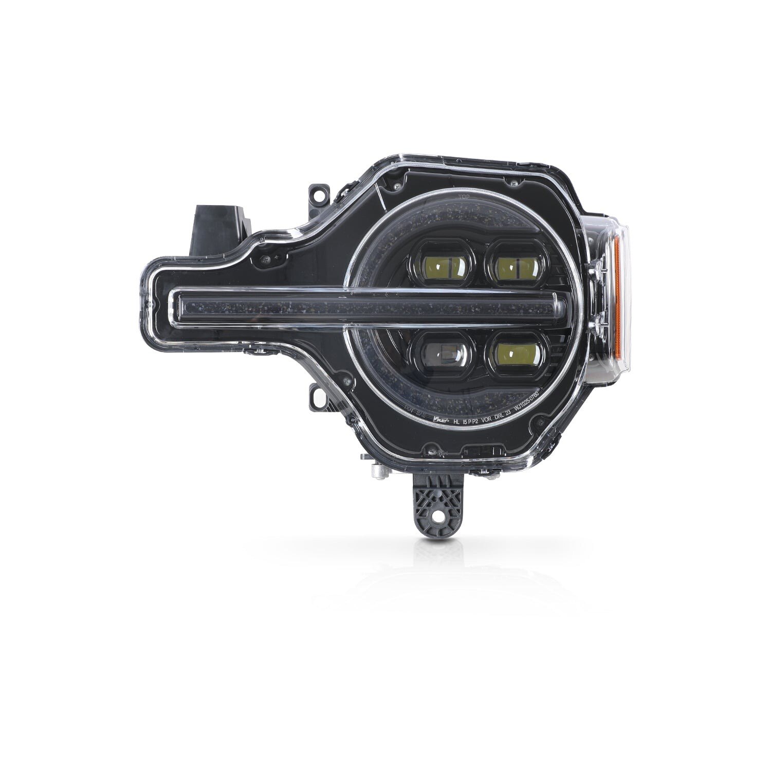 21-26 Ford Bronco: Attica Headlights - Glossy Black/Clear/Smoke Glow Bar photo 2