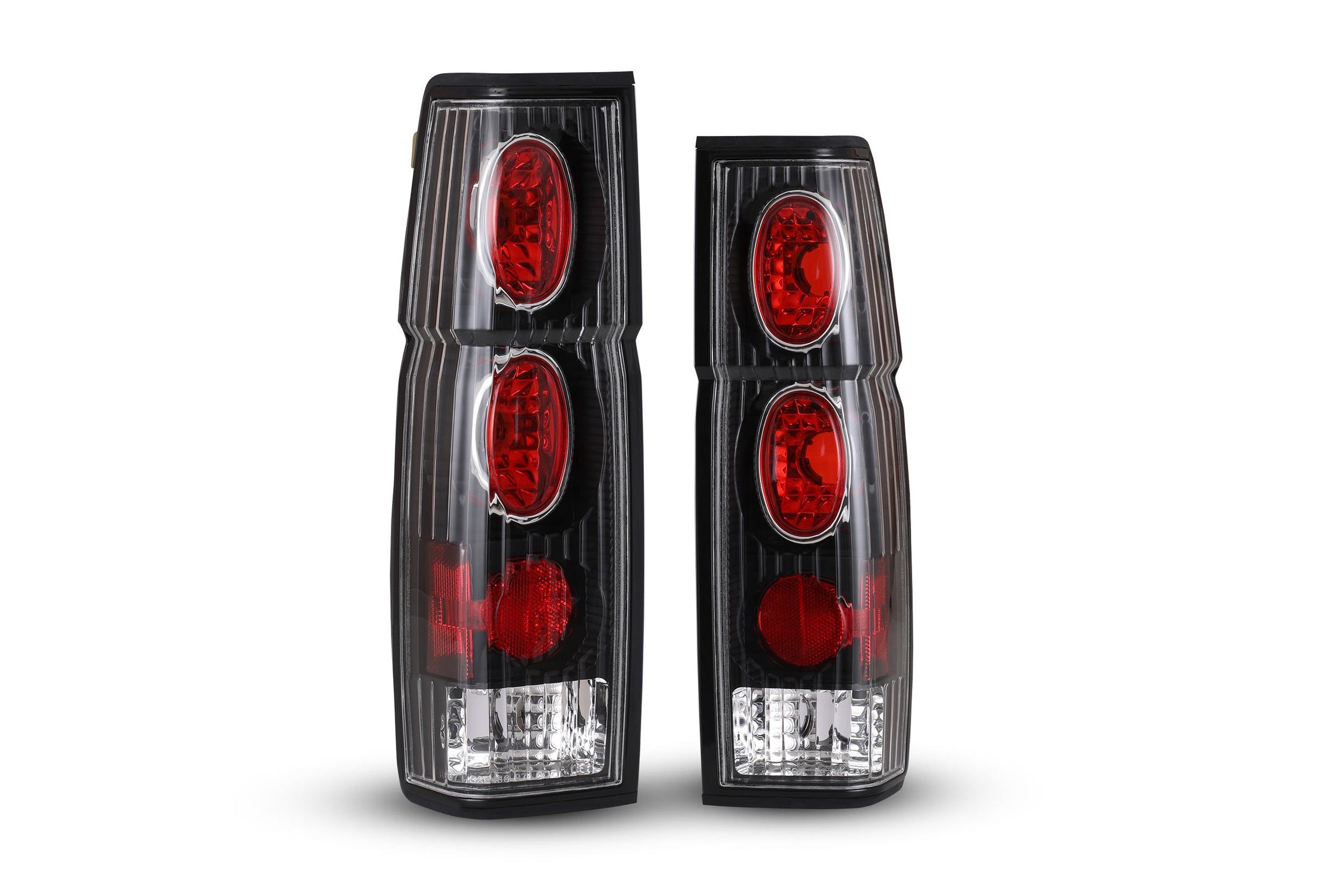 86-97 Nissan Hardbody: Winjet Altezza Tail Lights - Black/Clear