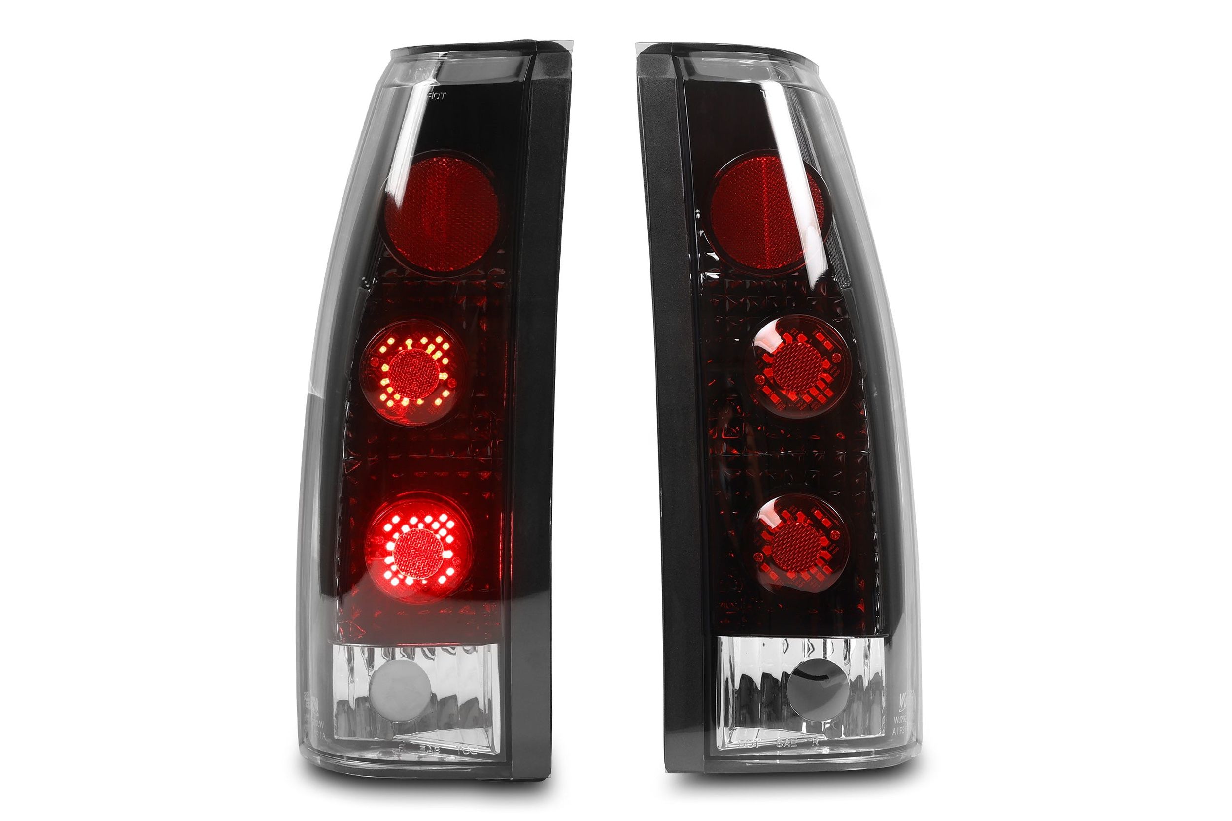 92-94 Chevrolet Blazer: Winjet Tail Lights - Gloss Black/Clear