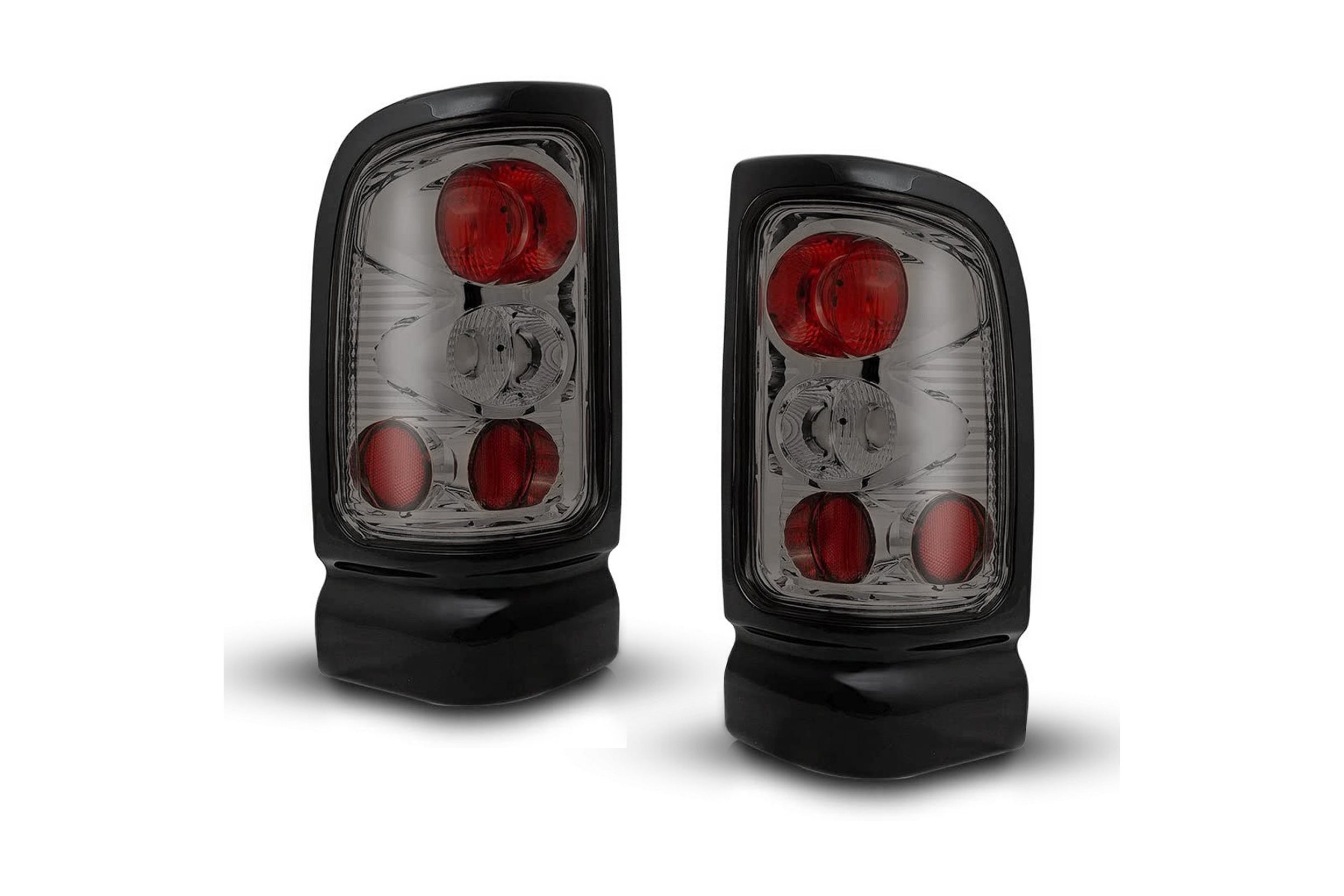 94-02 Ram 1500/HD: Winjet Altezza Tail Lights - Chrome/Smoke