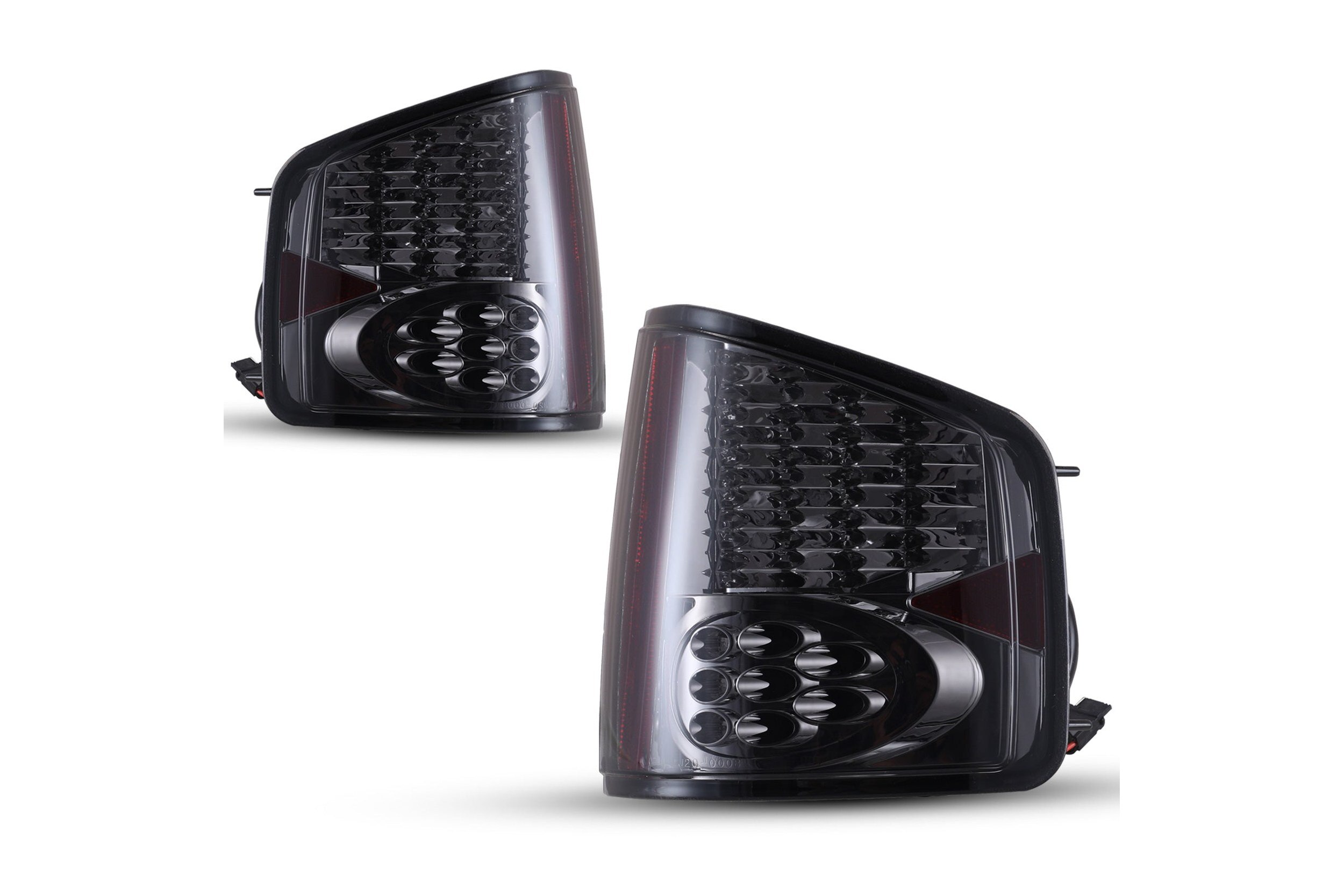 94-04 Chevrolet S10: Winjet LED Tail Lights - Chrome/Smoke
