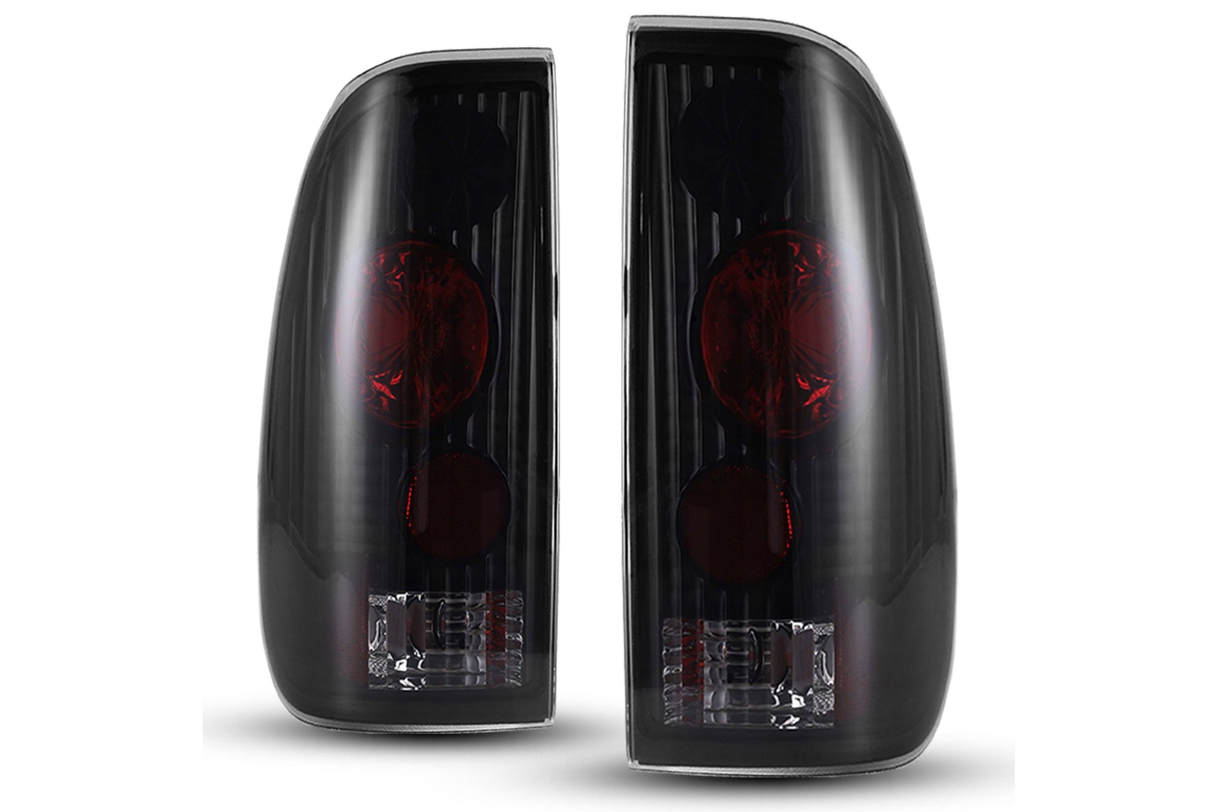 97-04 Ford F-150: Winjet Altezza Tail Lights - Black/Smoke