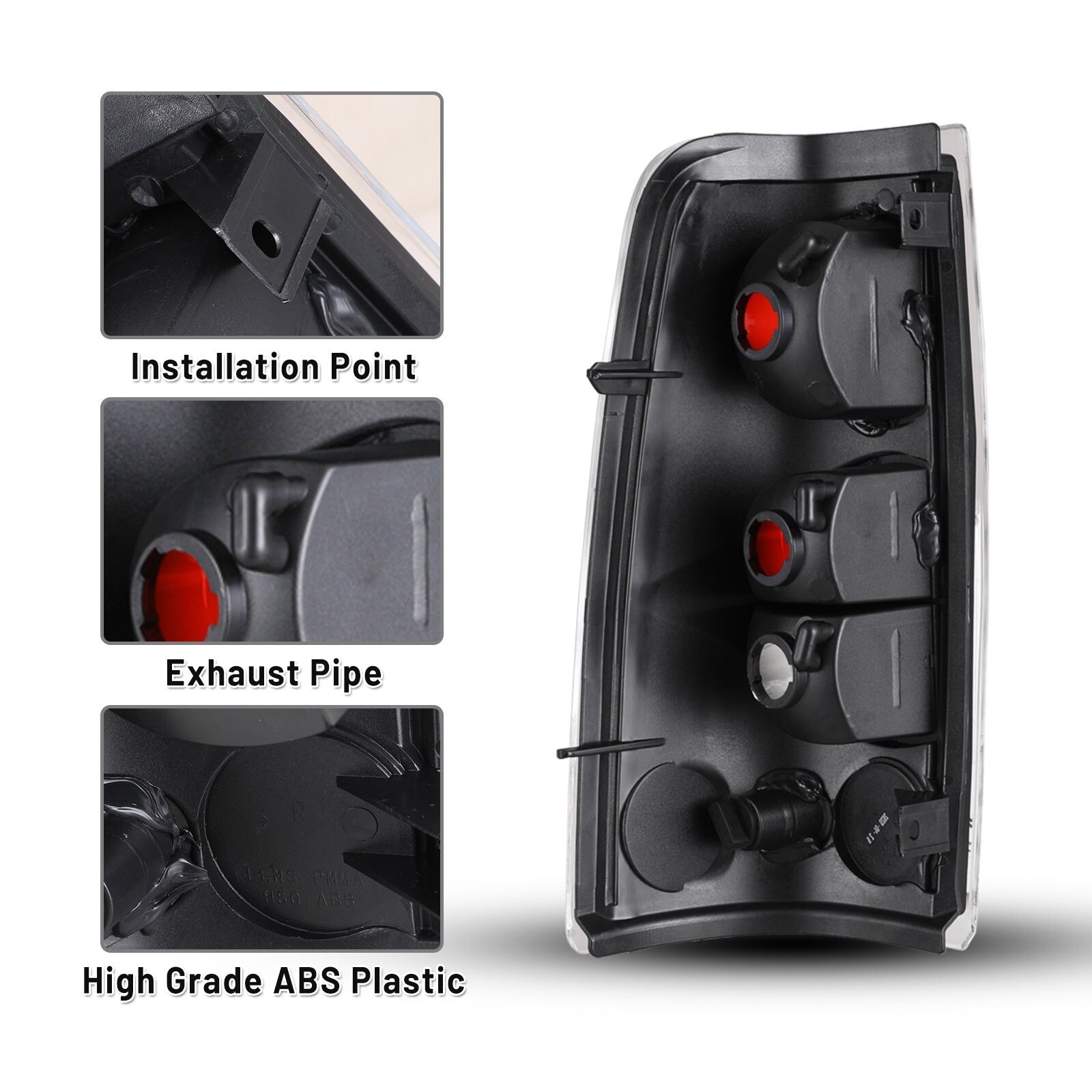 99-07 Chevrolet Silverado: Winjet Altezza Tail Lights - Chrome/Clear photo 3