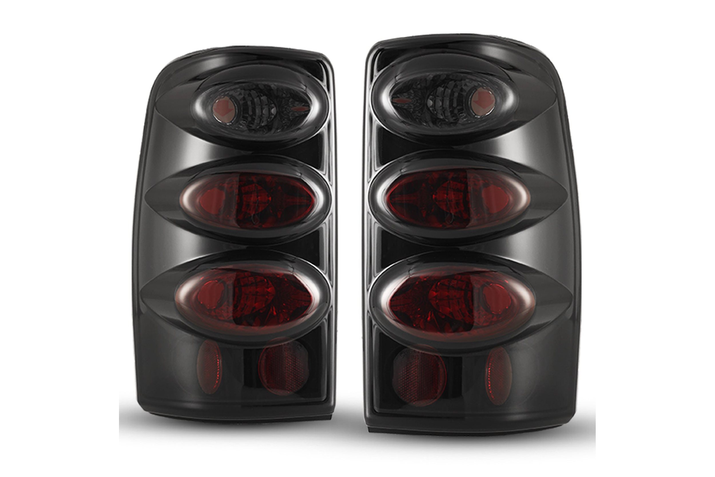 00-06 Chevrolet Tahoe: Winjet Altezza Tail Lights - Black/Smoke