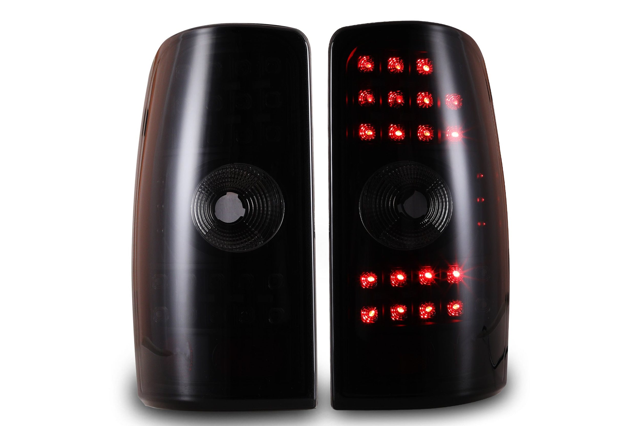 00-06 Chevrolet Suburban: Winjet LED Tail Lights - Black/Smoke photo 2