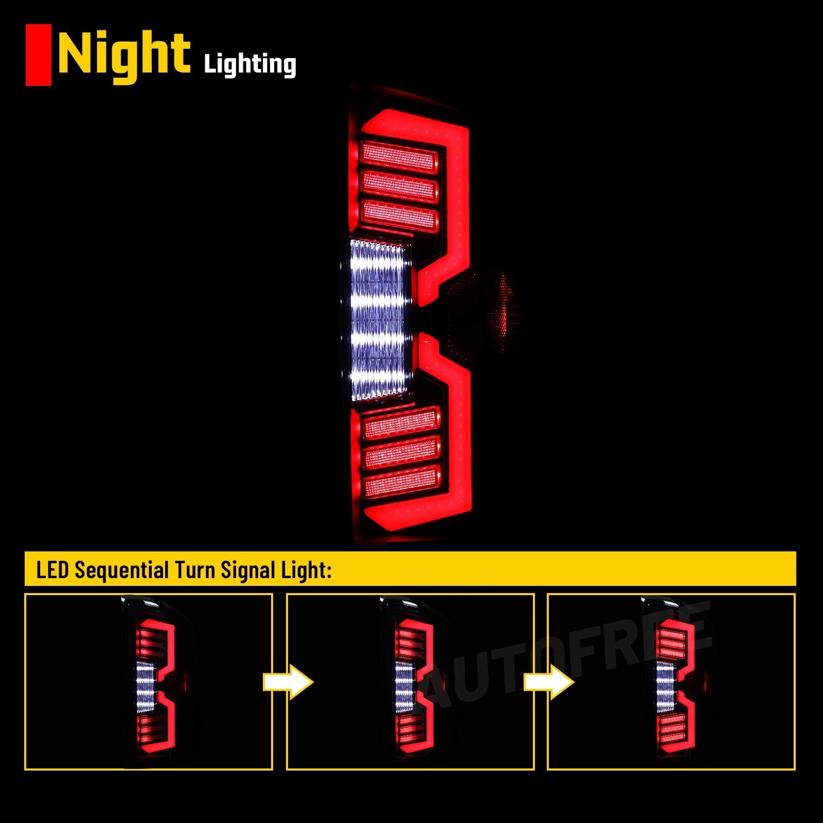 06-09 Ram 1500/HD: Winjet LED Tail Lights - Black/Smoke photo 3